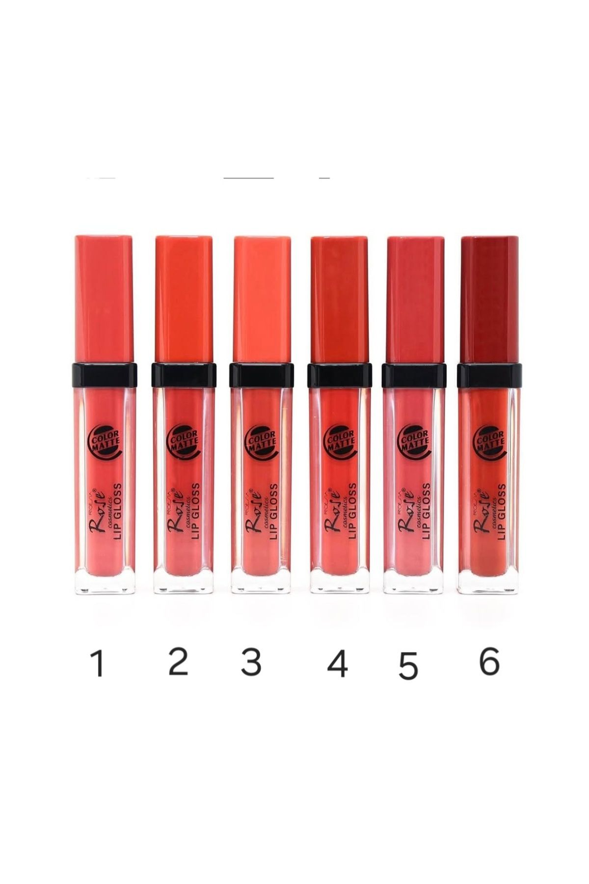 Meri Rose color matte lipgloss no 01