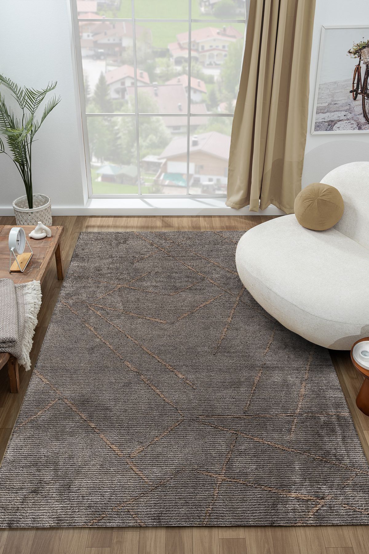 LTS HOME Dijital BASKILI Renkli Kaymaz Taban Yıkanabilir Modern Mutfak Halısı Salon Halısı Yolluk