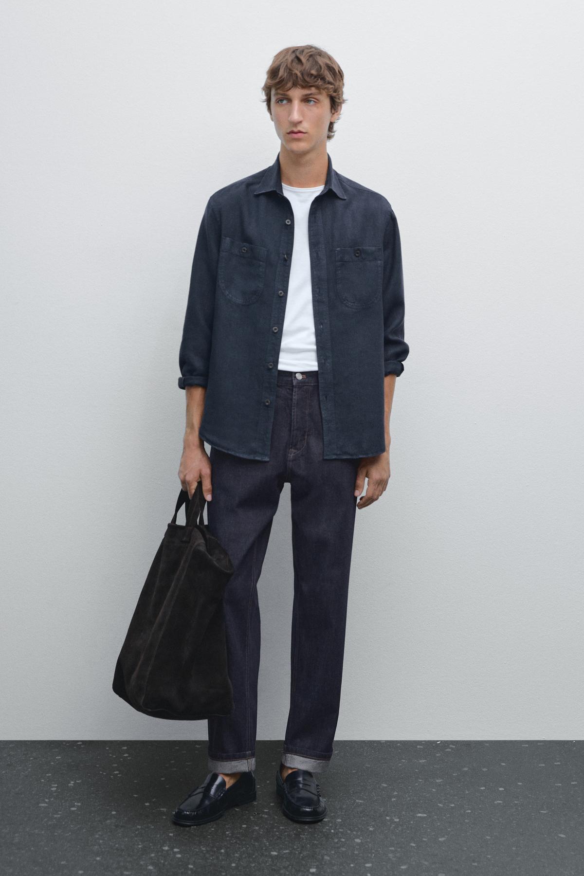 ماسیمو دوتی شلوار جین فیت لبهدار ماسیمو دوتی شلوار جین فیت لبهدار