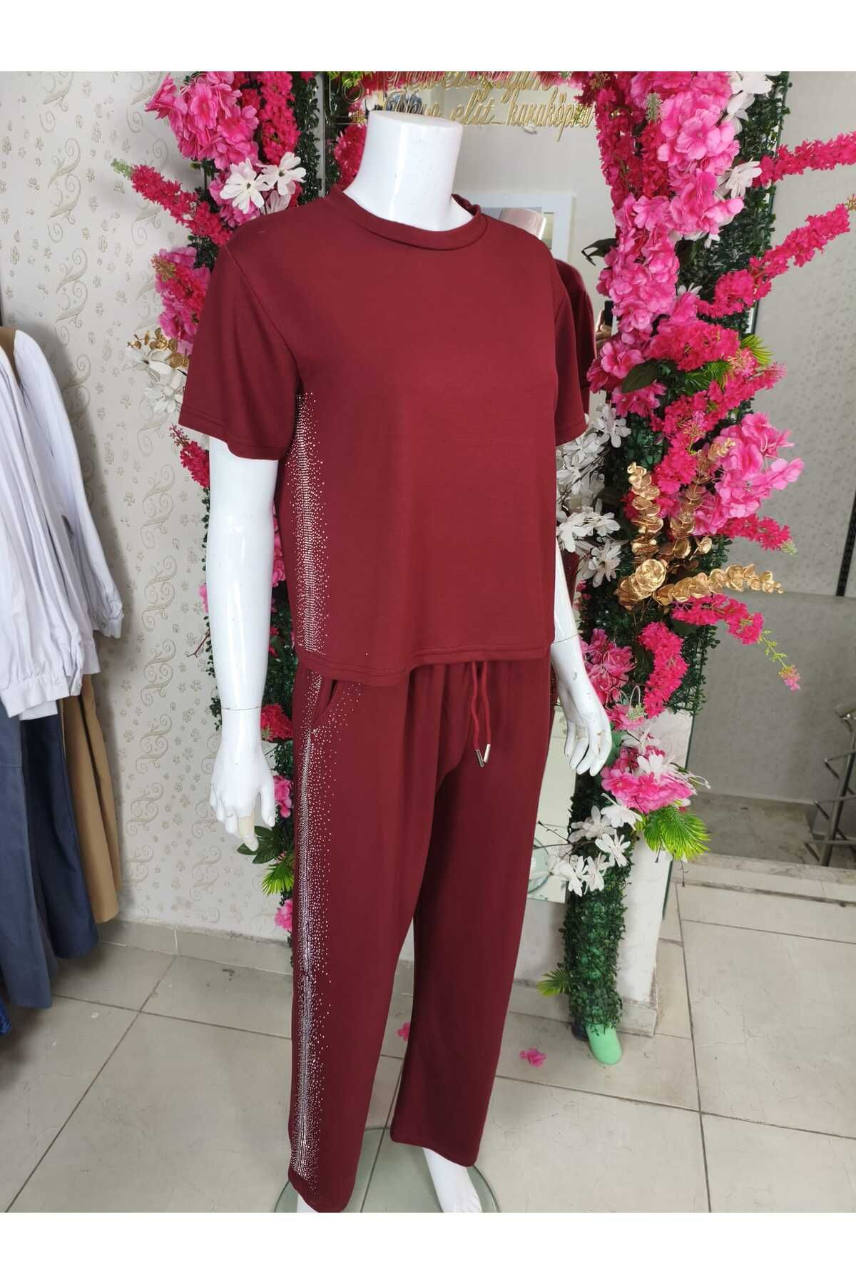 zeymiray taşlı eşofman takım