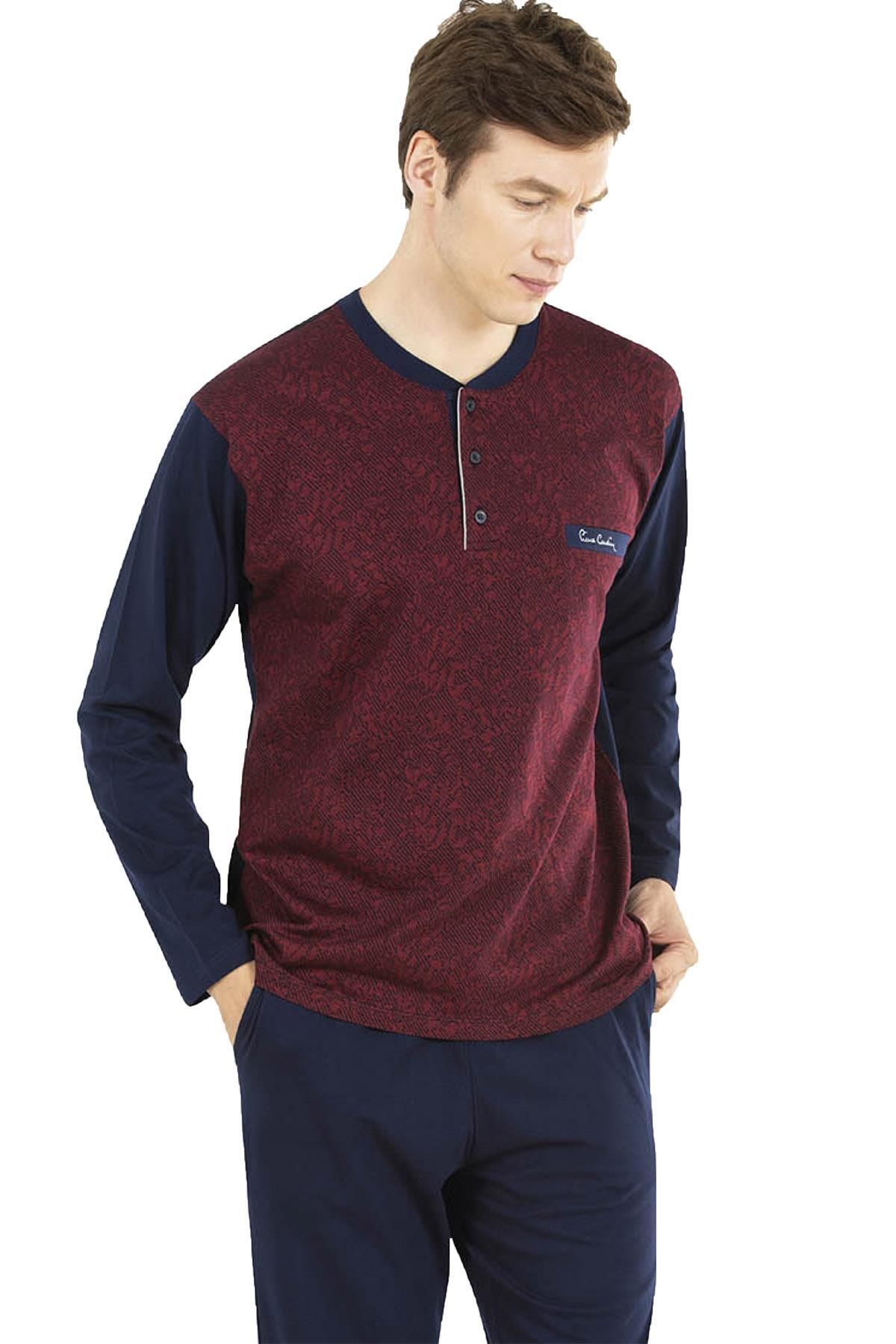 Pierre Cardin Jakarlı Erkek Pijama Takım