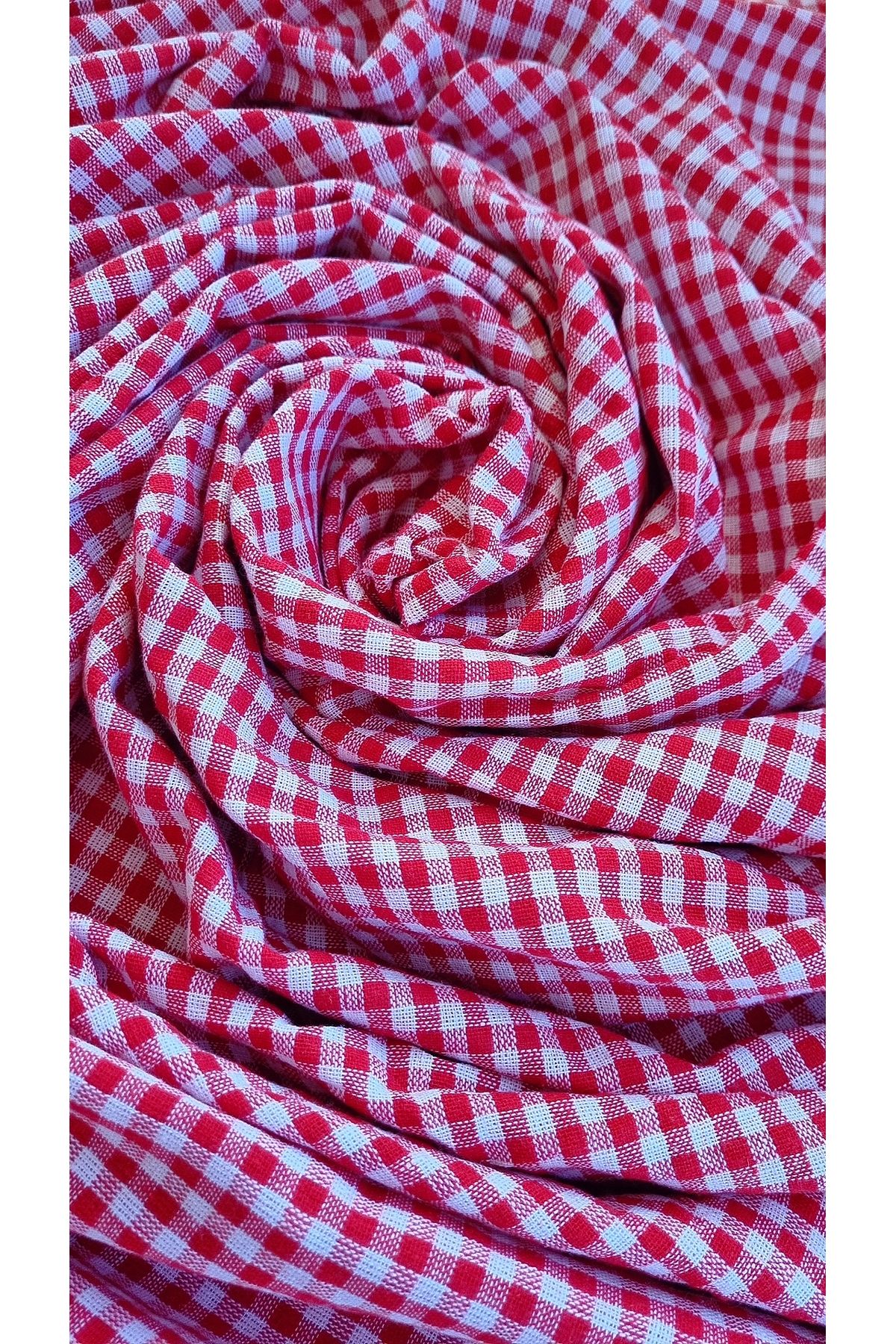 stilsenin34 Çok Amaçlı Sofra Bezi & Piknik Sofrası & Masa Örtüsü Ekose Pötikare Desenli 170x170 cm