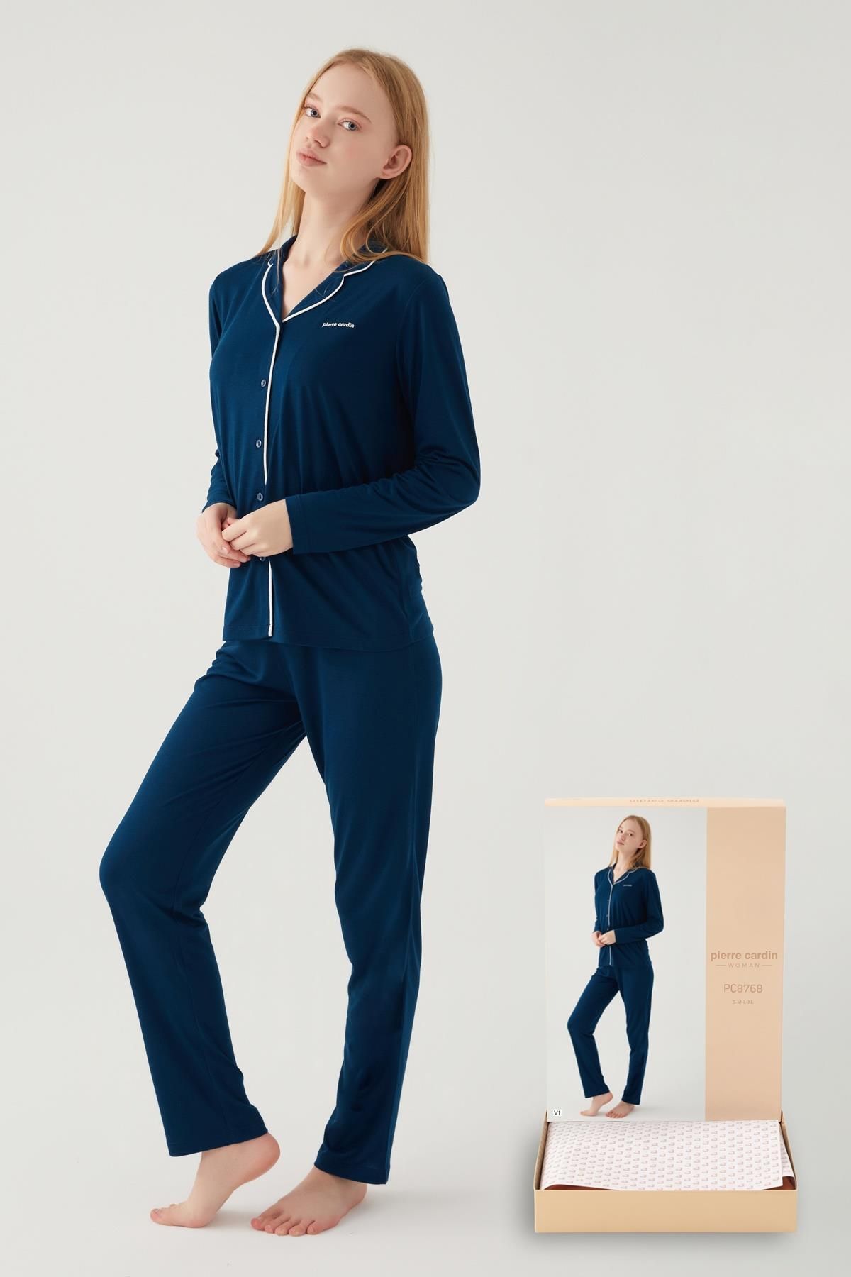 Pierre Cardin Kadın Çeyizlik Kutulu Pijama Takım