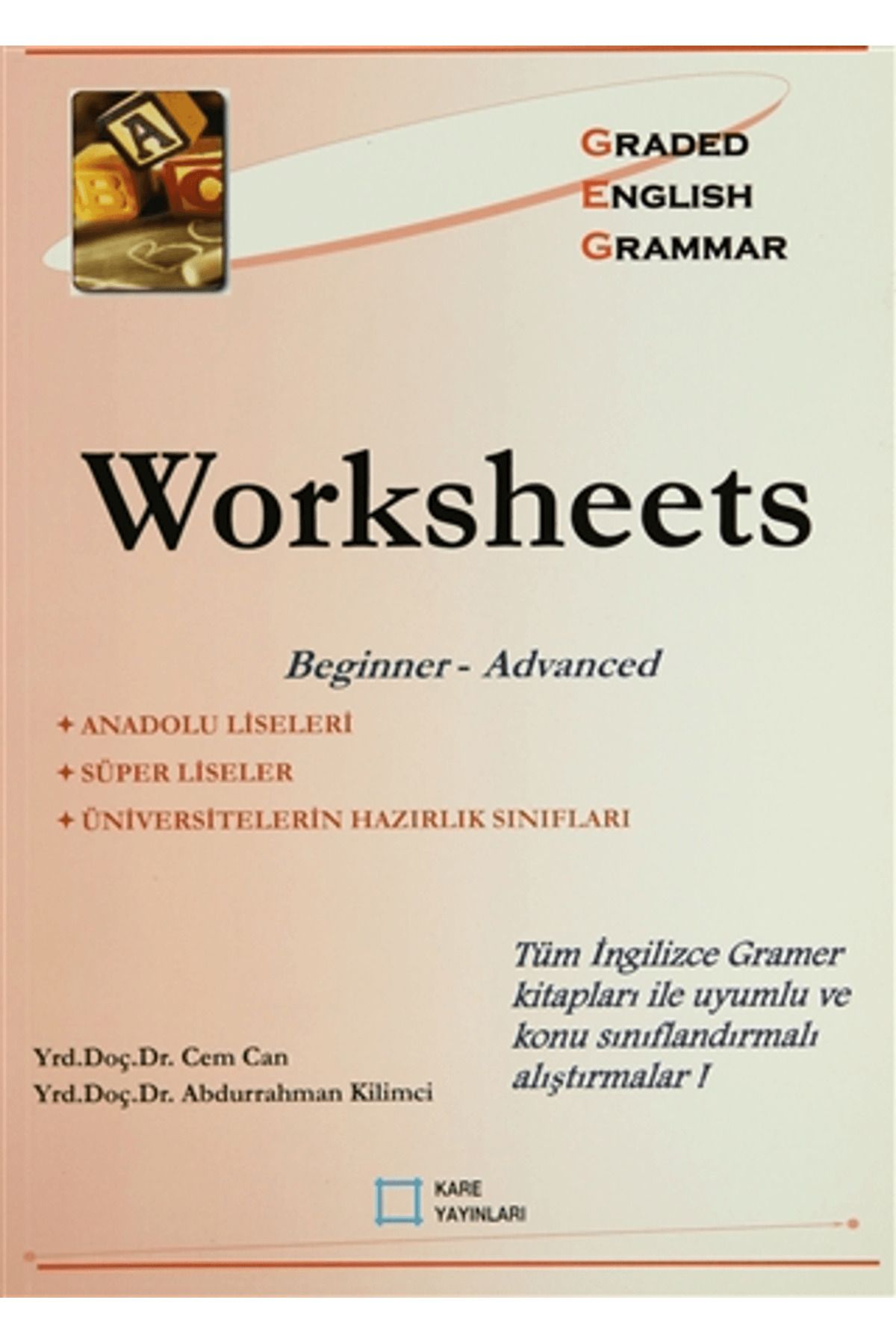 Kare Yayınları Worksheets (Beginner - Advanced)