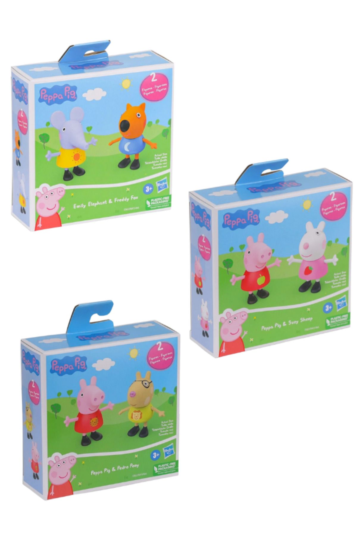Muhcu Home Peppa Pig ve Arkadaşı 2'Li - Figür Oyuncaklar - Sürpriz Oyuncaklar