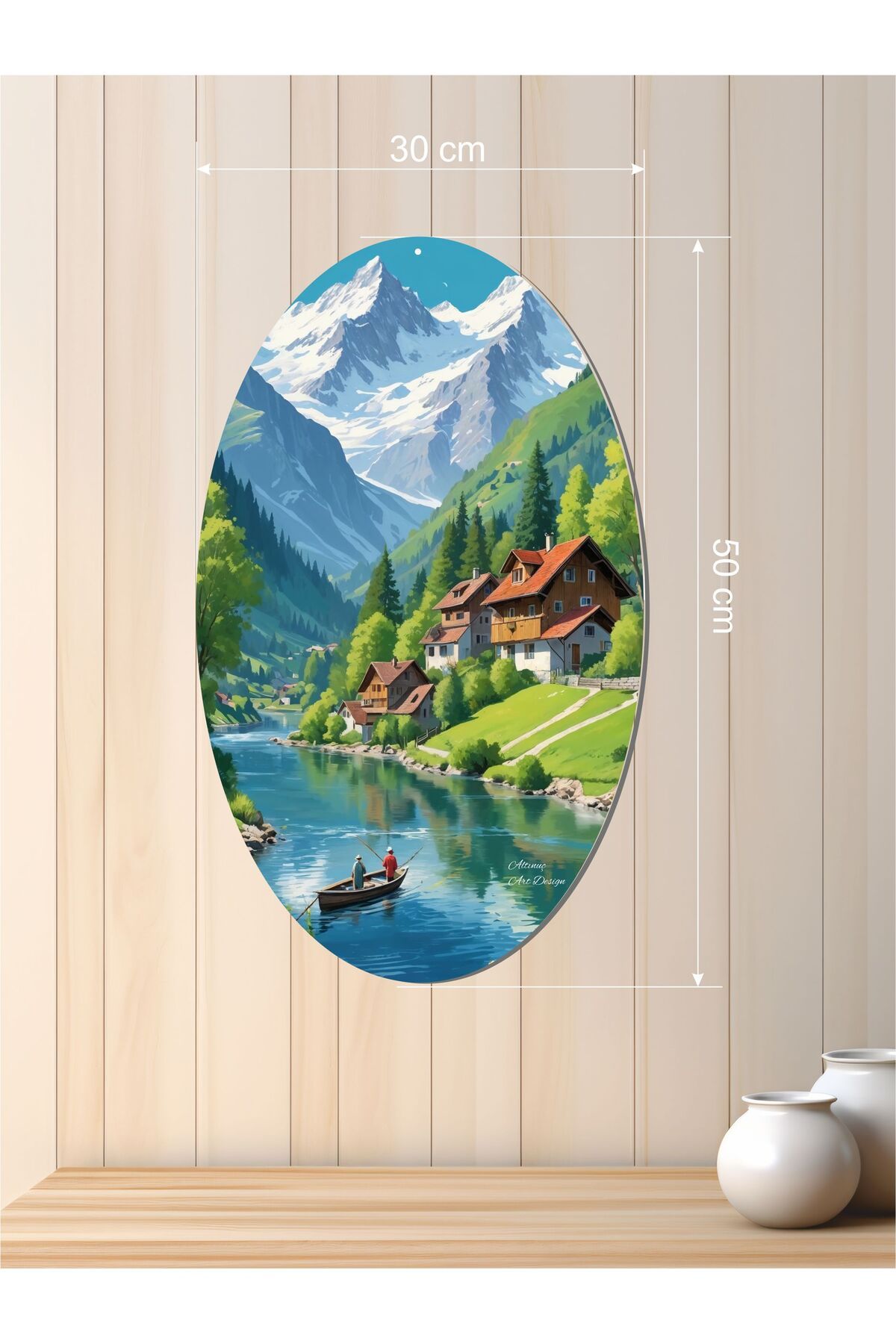 Altınuç Art Design 30x50 cm UV Baskılı Özgün MDF Tablo V2
