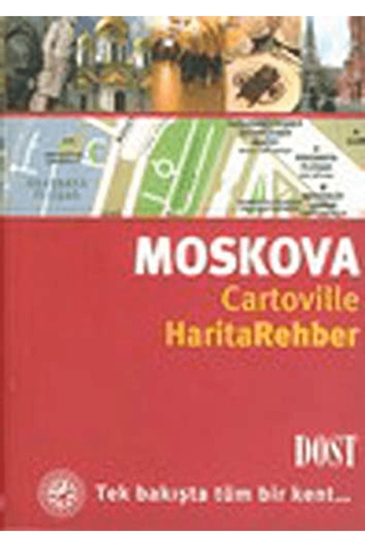 Dost Kitabevi Yayınları Moskova Cartoville Harita Rehber