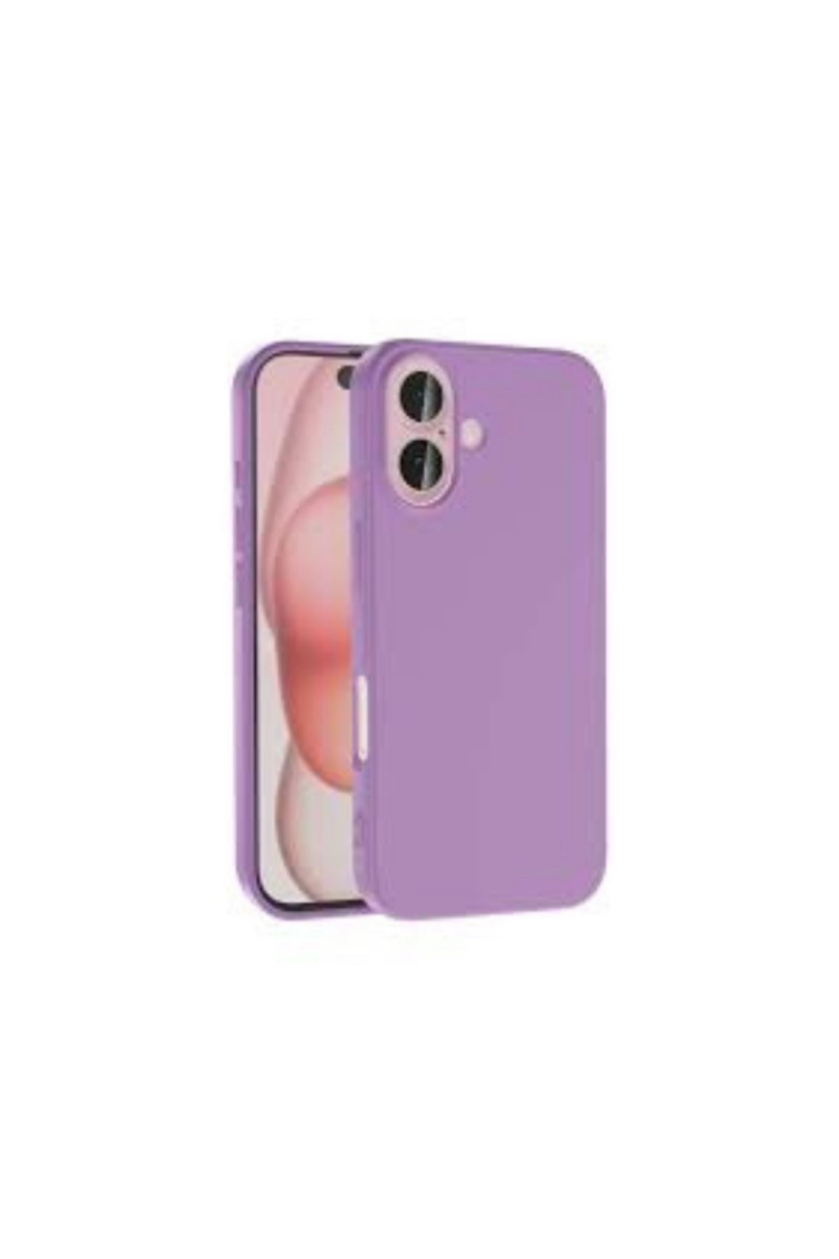 nexnova Apple Iphone 16 Plus Uyumlu Kılıf Kadife Lansman Soft Yumuşak Liquid Silikon Kamera Korumalı Kapak