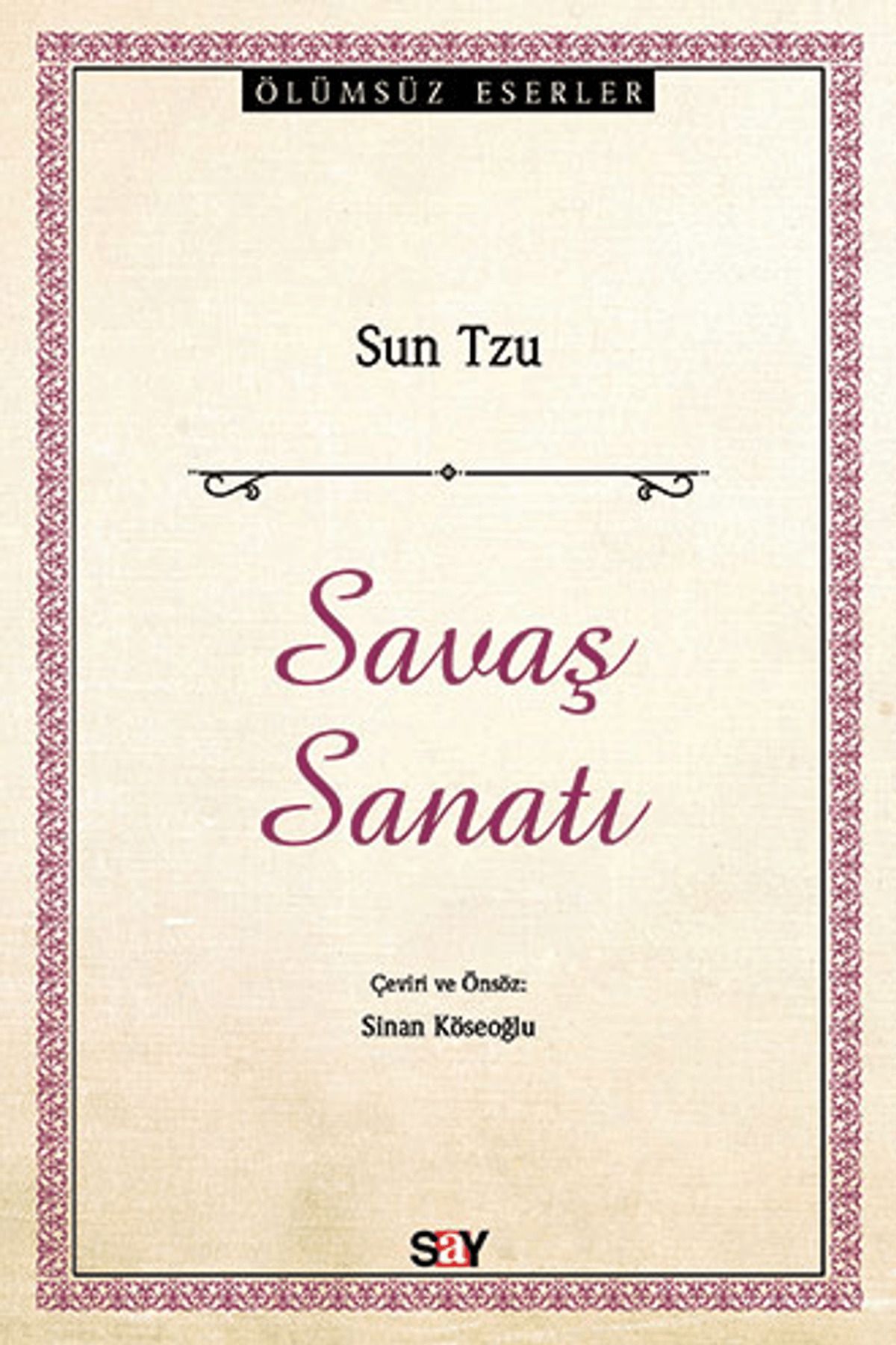 Say Yayınları Savaş Sanatı
