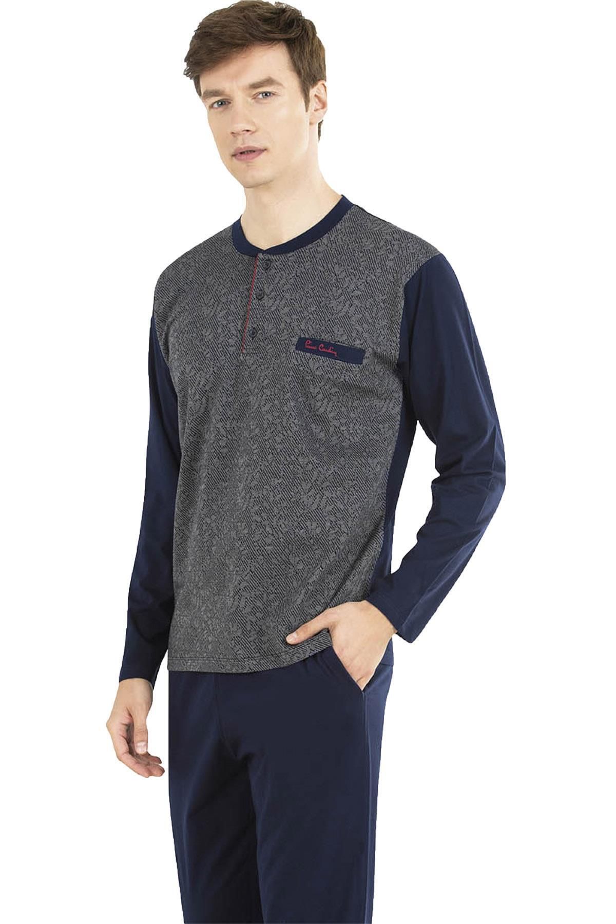 Pierre Cardin Jakarlı Erkek Pijama Takım