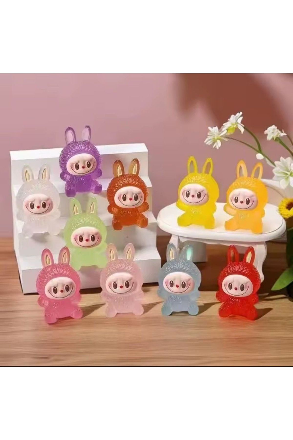 womi Labubu Mini Figür Oyuncak Aksesuar (Rastgele 1 Renk Gönderilir)
