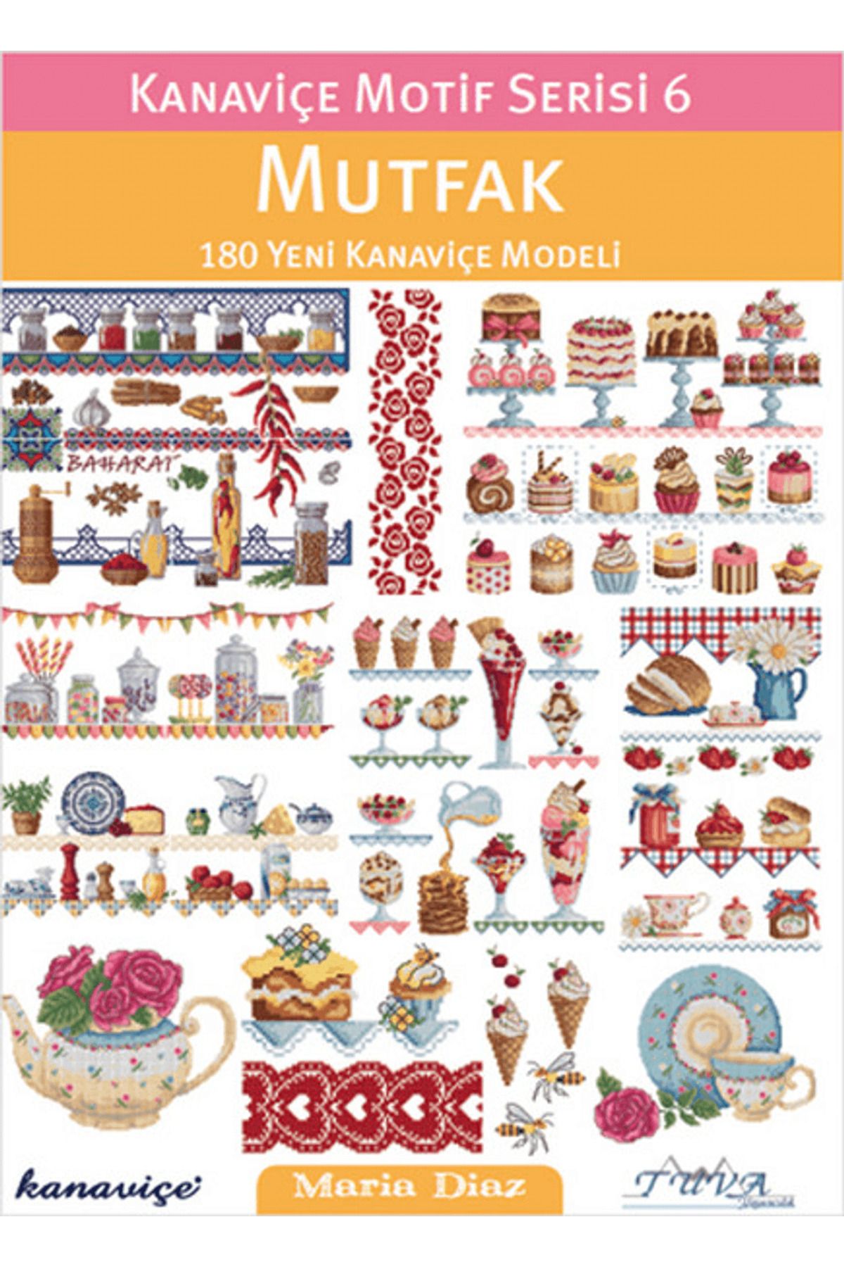 Tuva Yayıncılık Mutfak 180 Yeni Kanaviçe Modeli