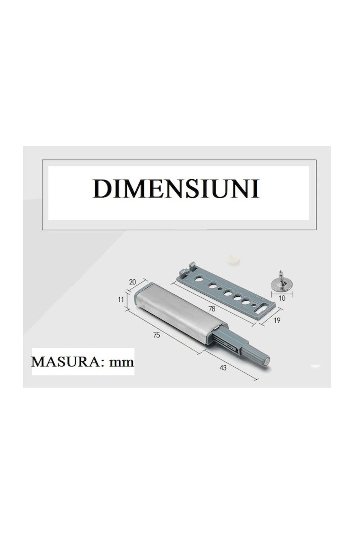 OEM-System for opening and closing furniture with push mechanism 3