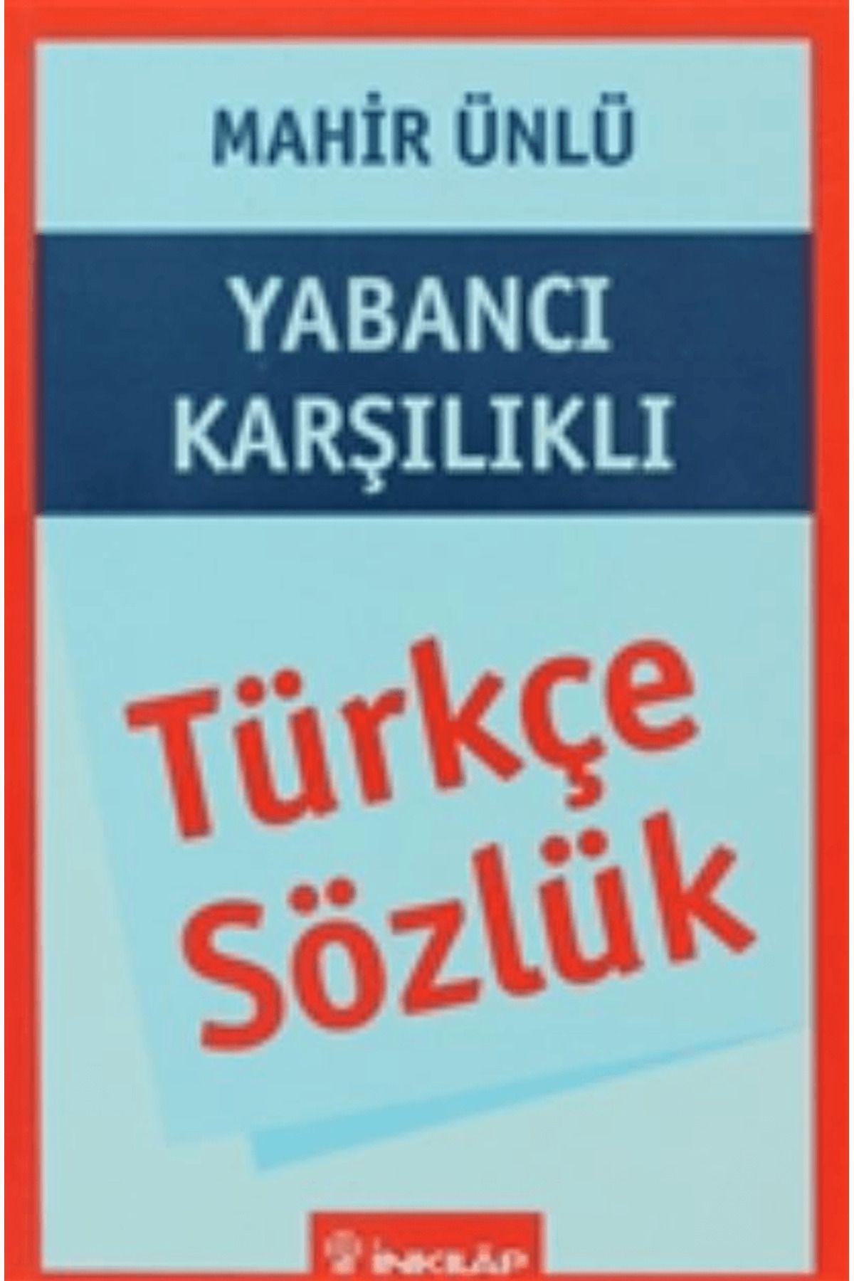 İnkılap Kitabevi Türkçe Sözlük Yabancı Karşılıklı