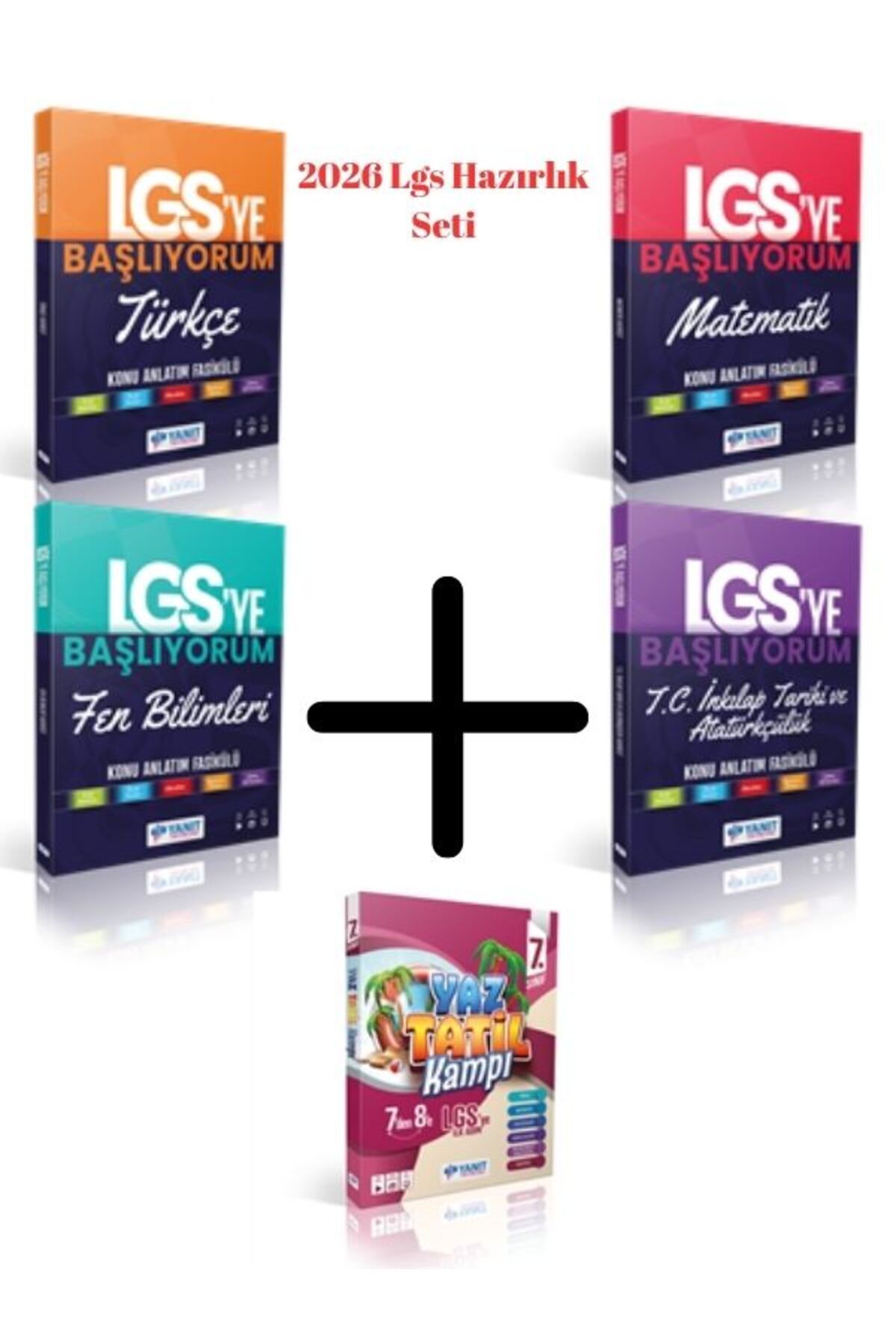 Yanıt Yayınları Yanıt 2026 Lgs Hazırlık Seti (Lgs ye Başlıyorum + 7 den 8 e Geçiş Tatil Kitabı ) 5 Kitap