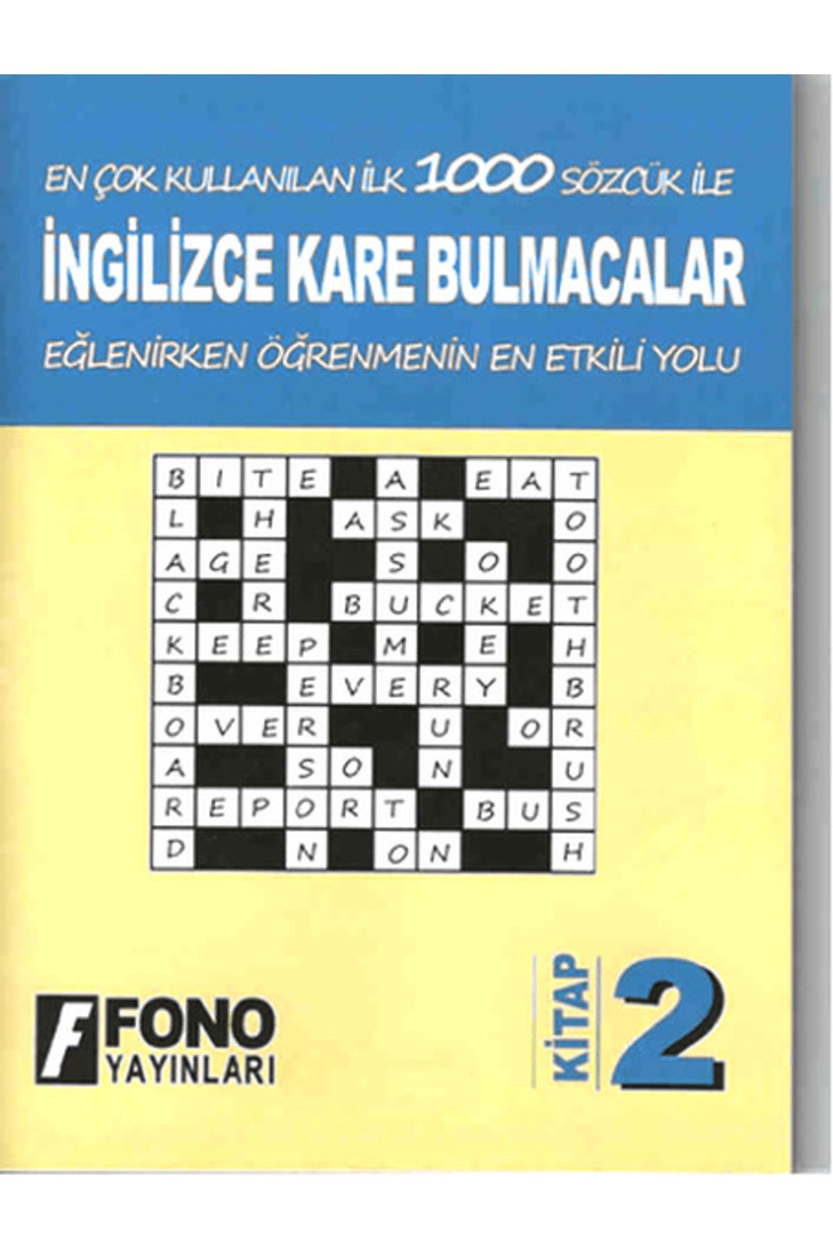 Fono Yayınları İngilizce Kare Bulmacalar 2. Kitap