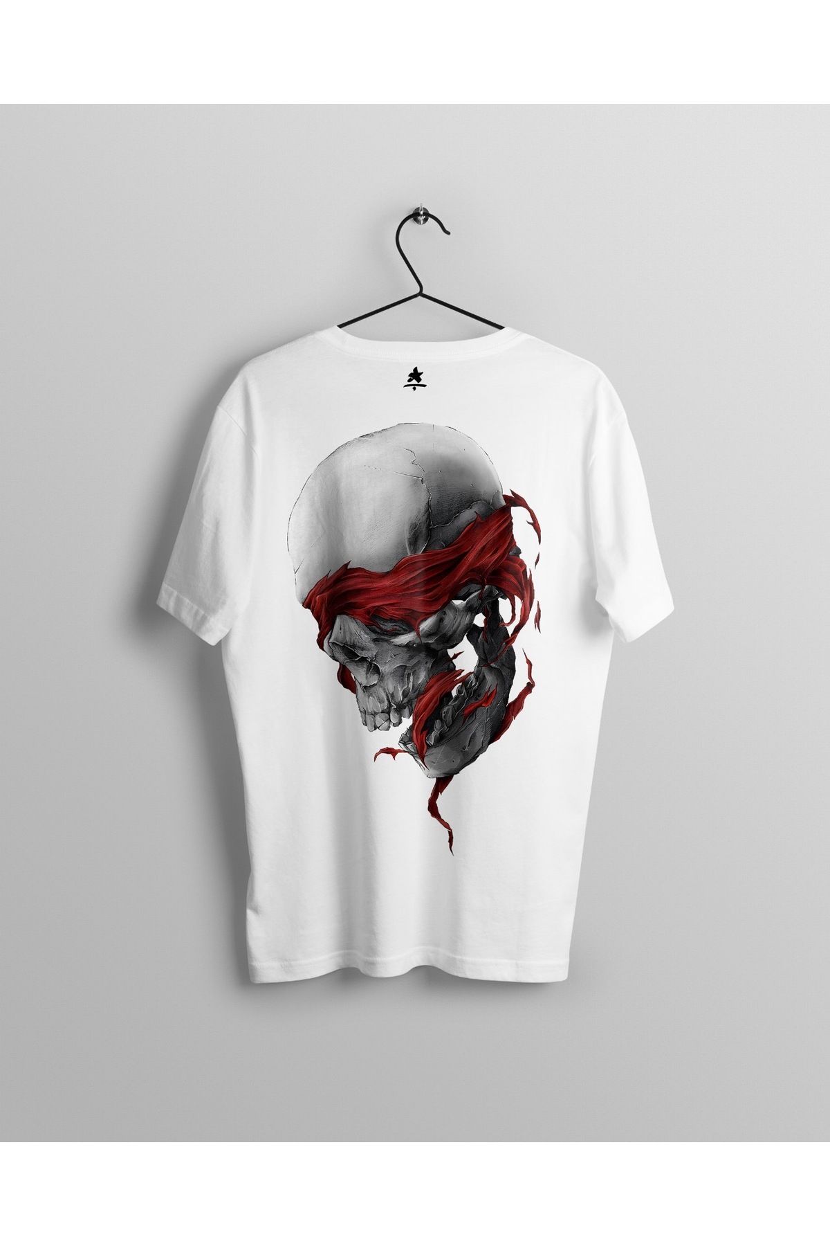Ct Erkek Oversize Baskılı T-Shirt - Soul of Darkness