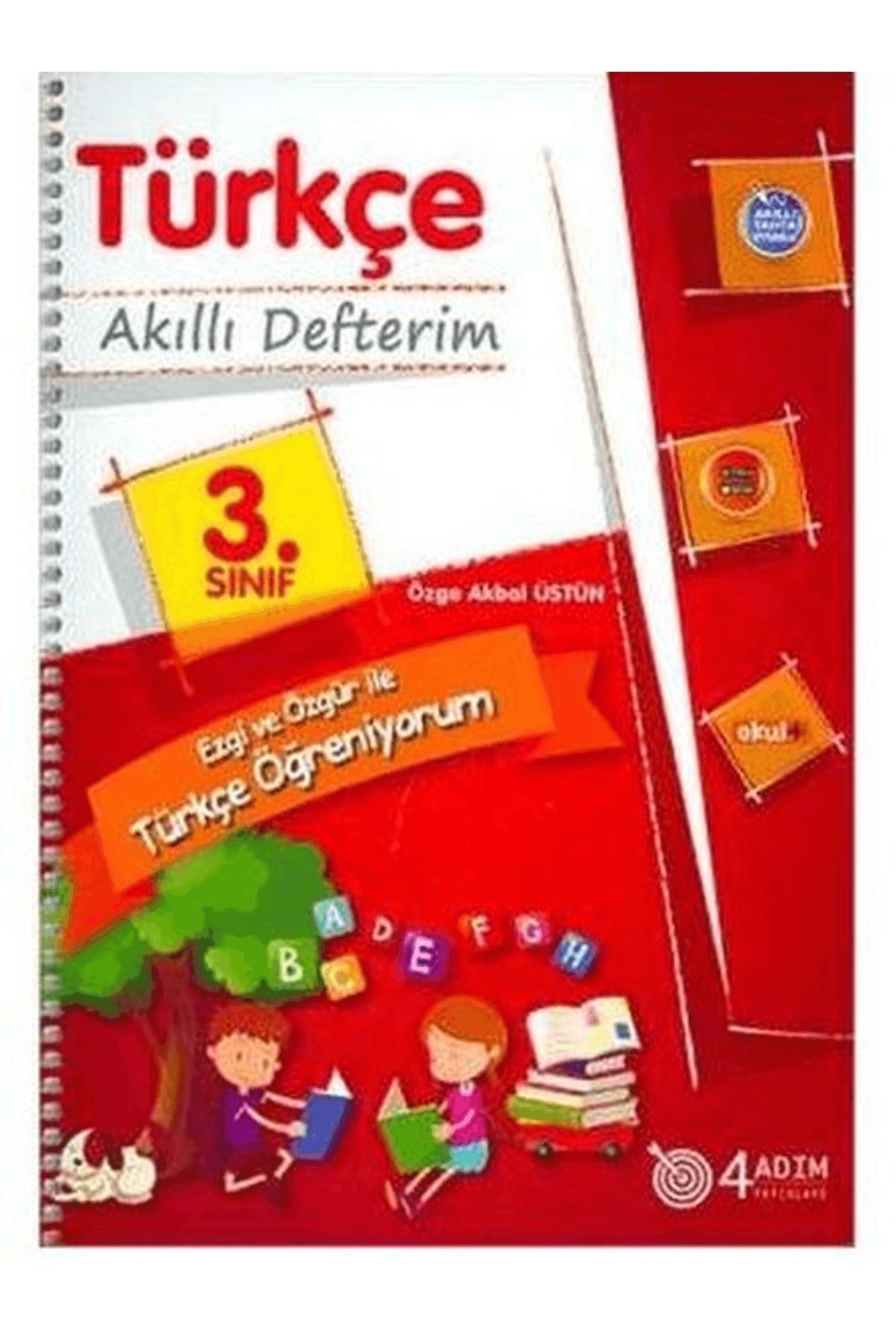 4 Adım Yayınları 3. Sınıf Türkçe Akıllı Defterim