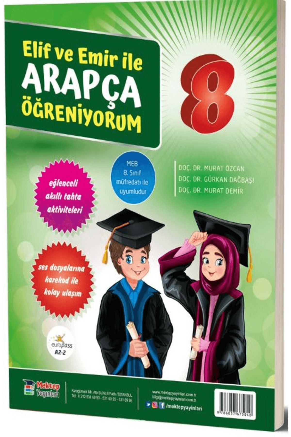 Mektep Yayınları Elif ve Emir ile Arapça Öğreniyorum - 8