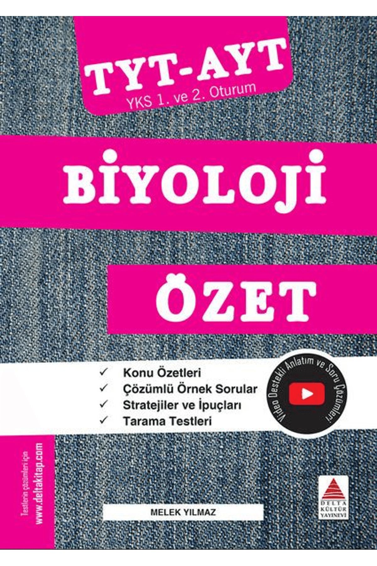 Delta Kültür Yayınevi TYT-AYT (YKS 1. ve 2. Oturum) Biyoloji Özet