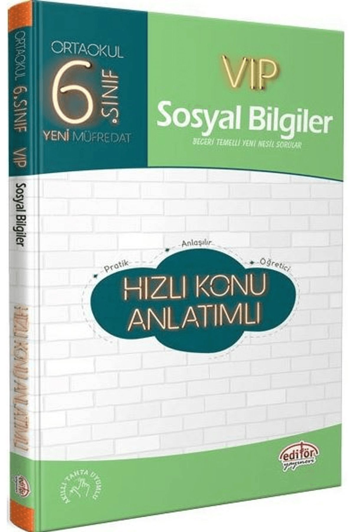 Editör Yayınevi 6. Sınıf VIP Sosyal Bilgiler Hızlı Konu Anlatımlı