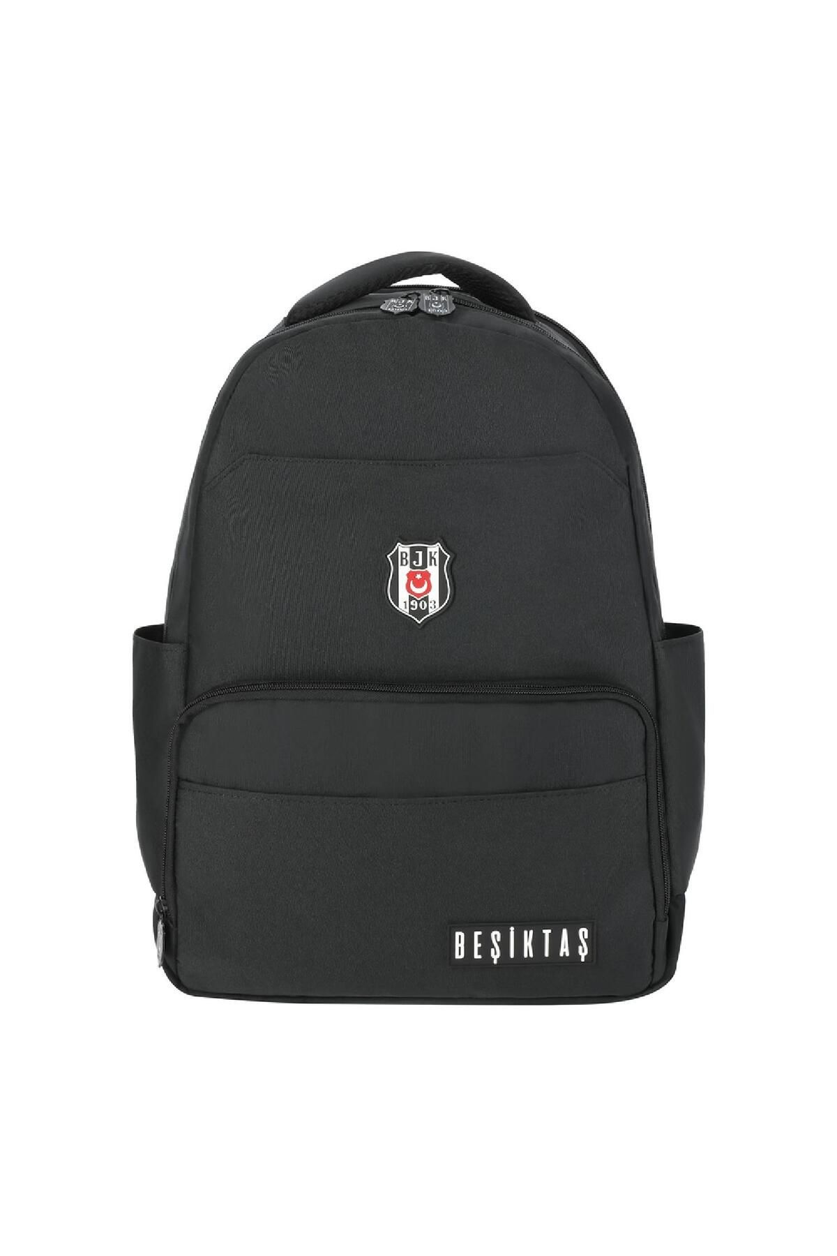 Beşiktaş Beşiktaş Laptop Bölmeli 3 Bölmeli Voyager Okul Sırt Çantası Siyah (25330)