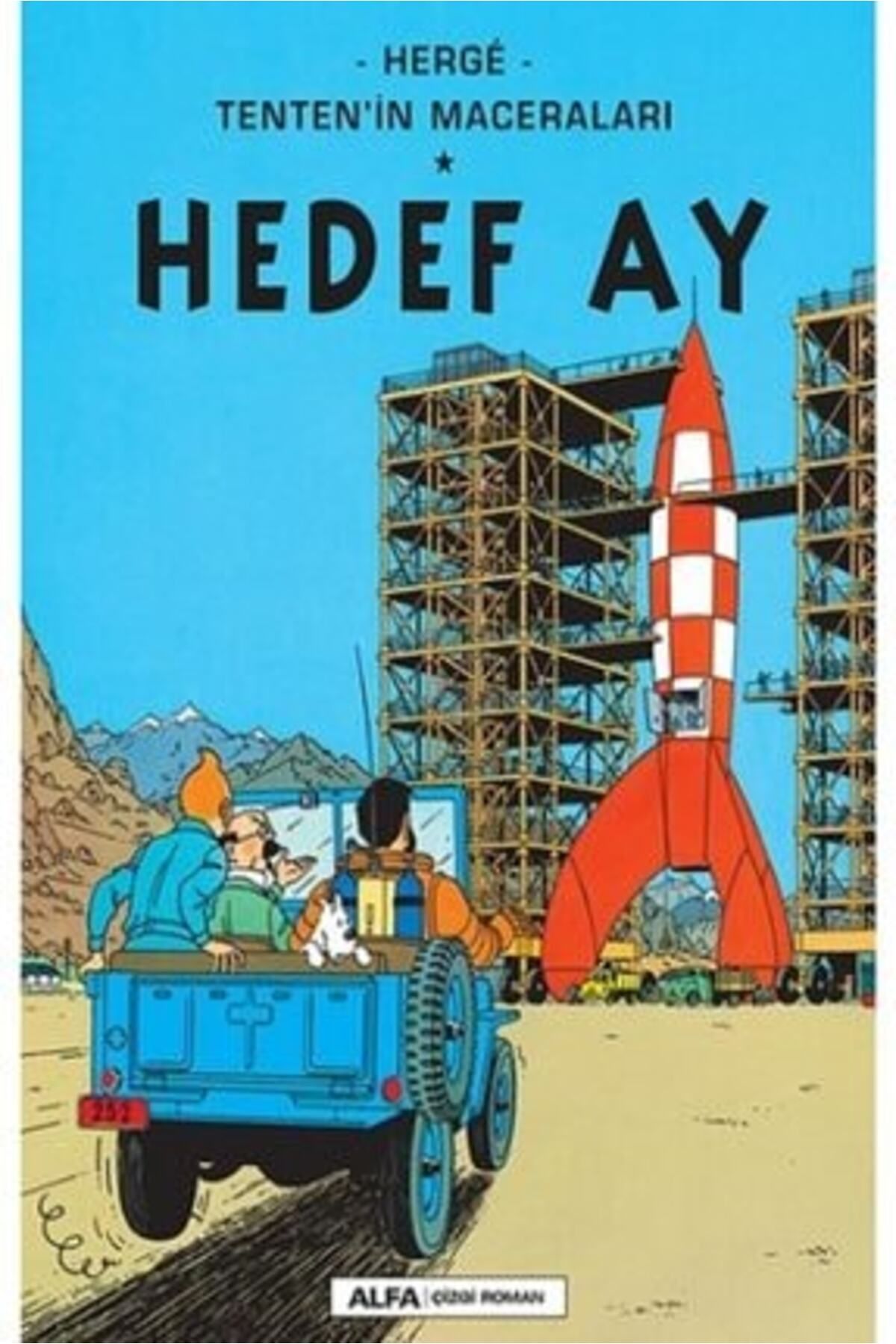 Alfa Yayınları Herge Tenten'in Maceraları 16 - Hedef Ay Çizgi Roman Kitabı Türkçe Ciltsiz