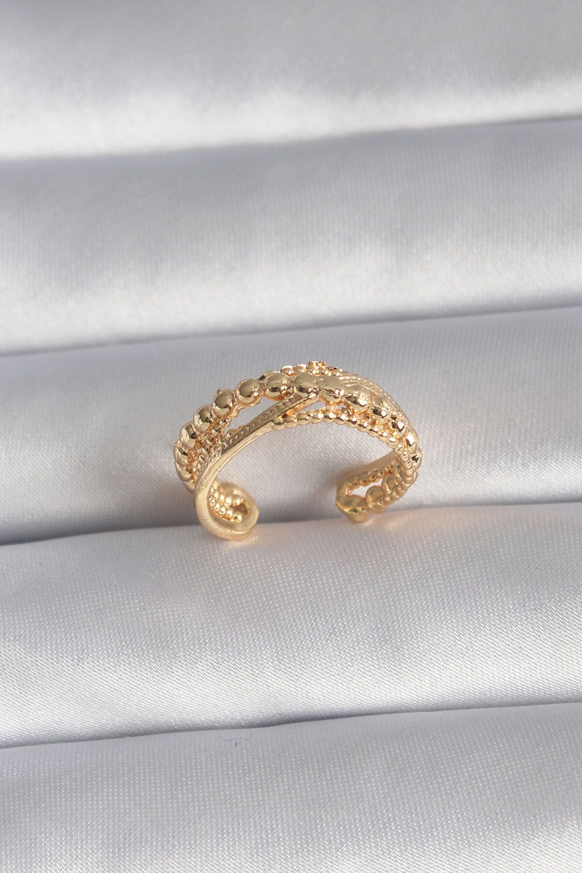 Avantaj Kapıda ® Pirinç Gold Renk Kadın Yüzük