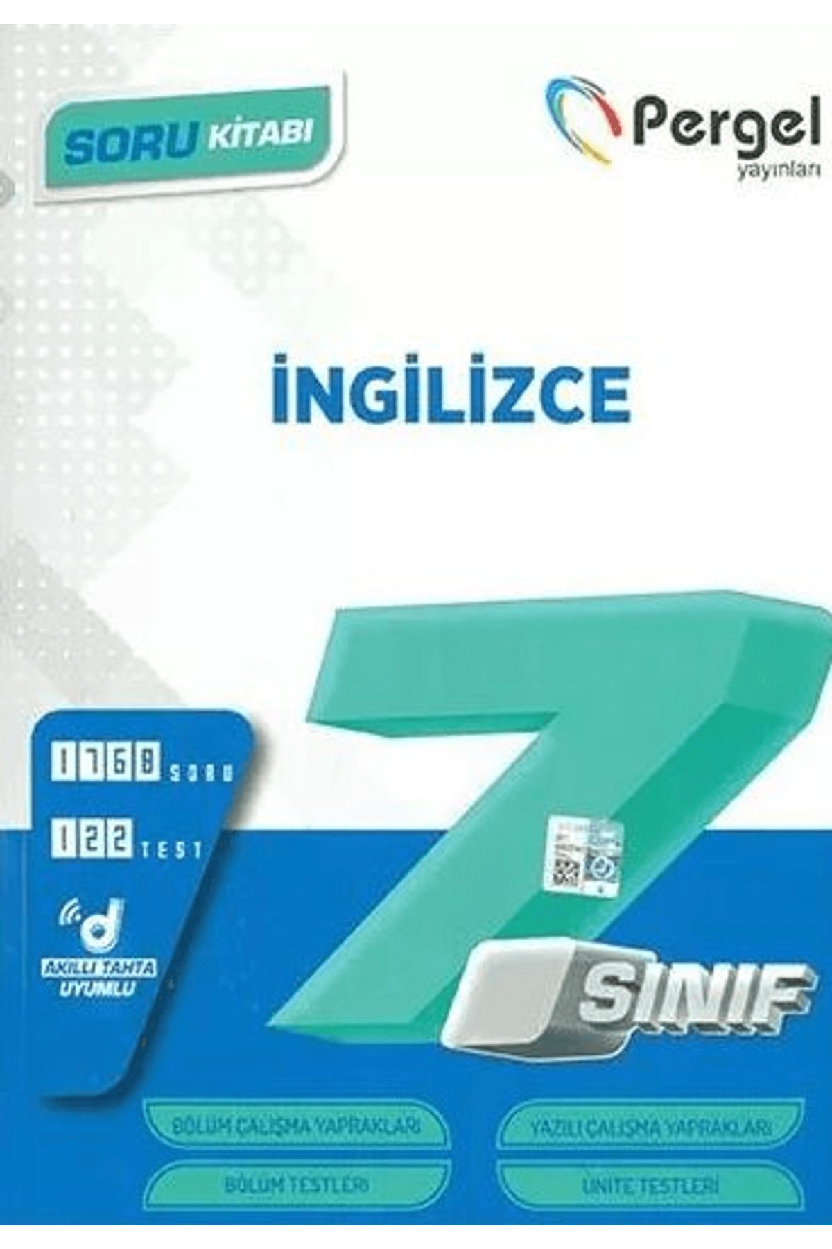 Pergel Yayınları 7. Sınıf 2022 İngilizce Soru Bankası Kitap