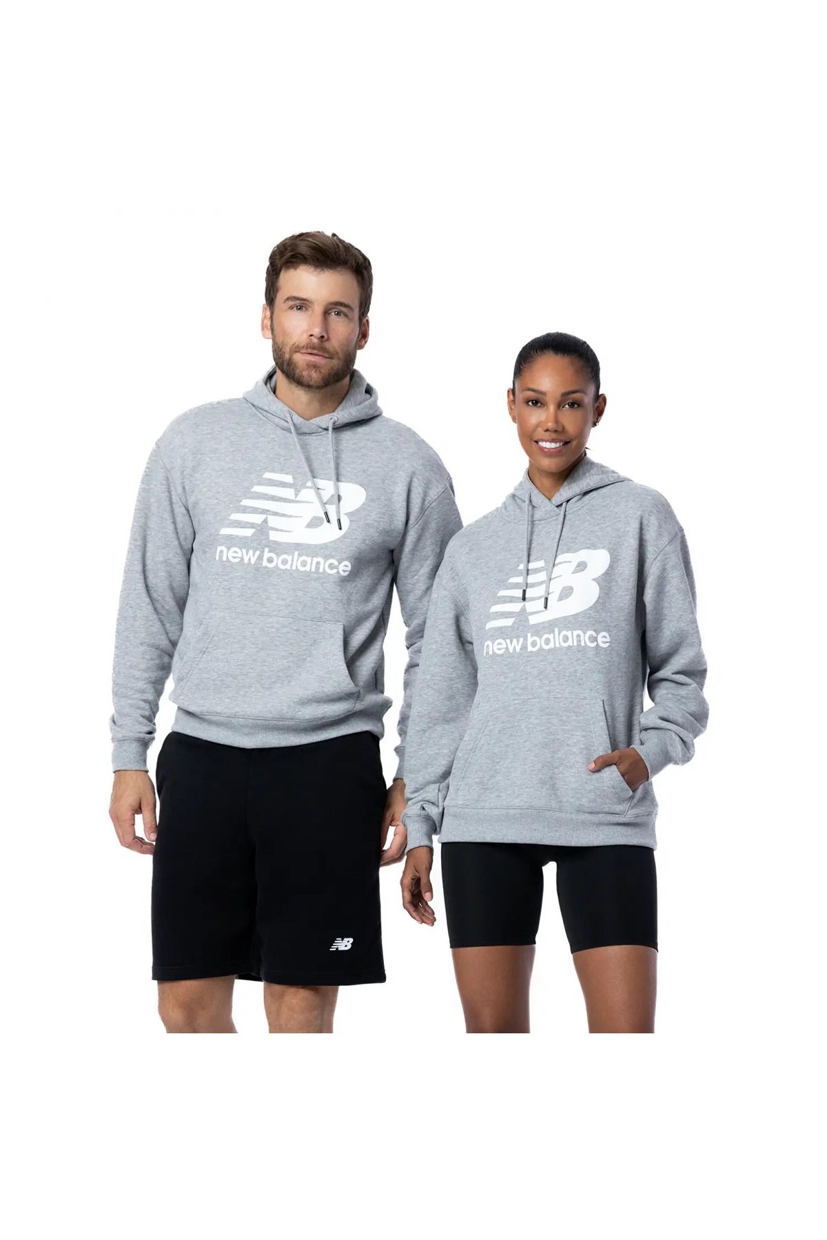 New Balance Gri Unisex Sweatshirt - UNH3219-AG