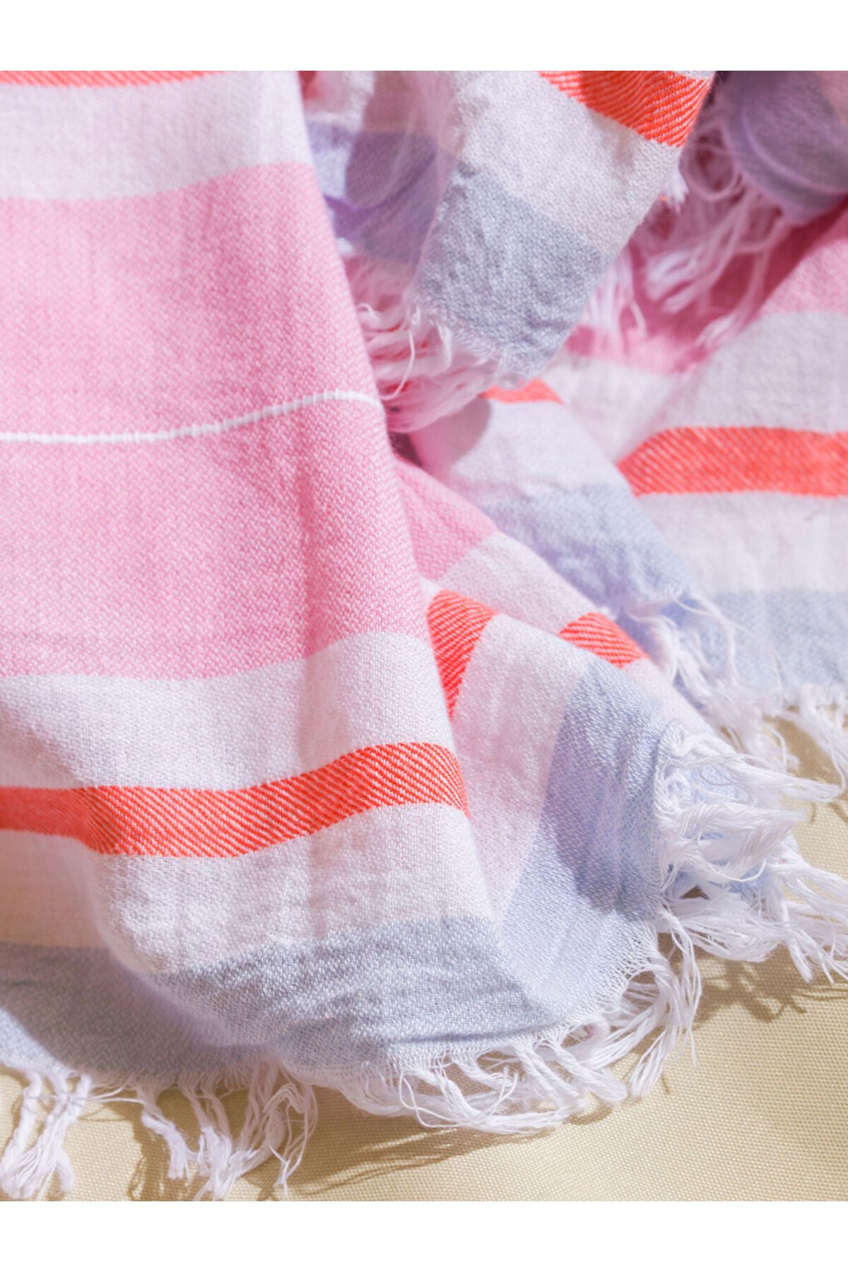 LC Waikiki-Create Your Style from Uzg Store |   Stripe Patterned Peshtamal Towel 90X165 cm 4