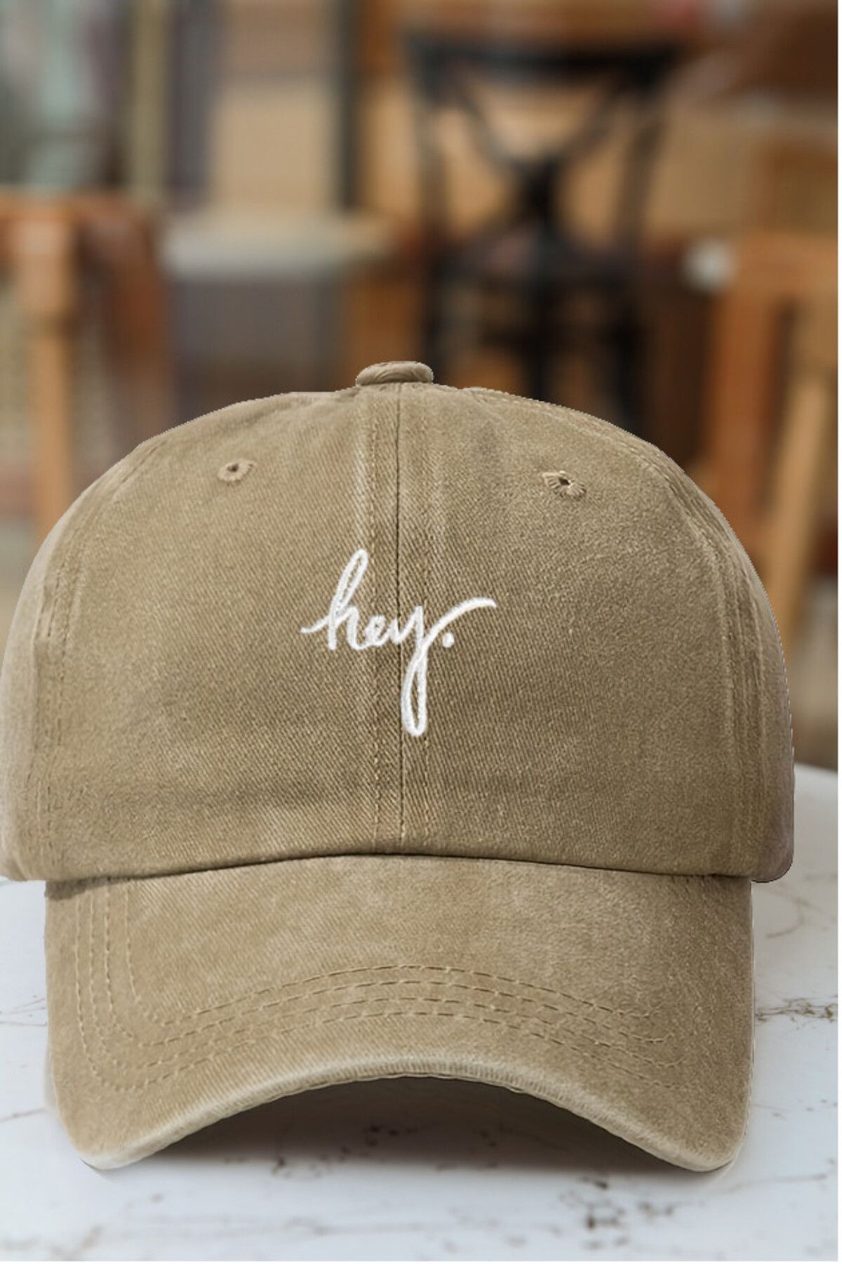 CAP BROS HEY NAKIŞLI ESKİTME KEP ŞAPKA