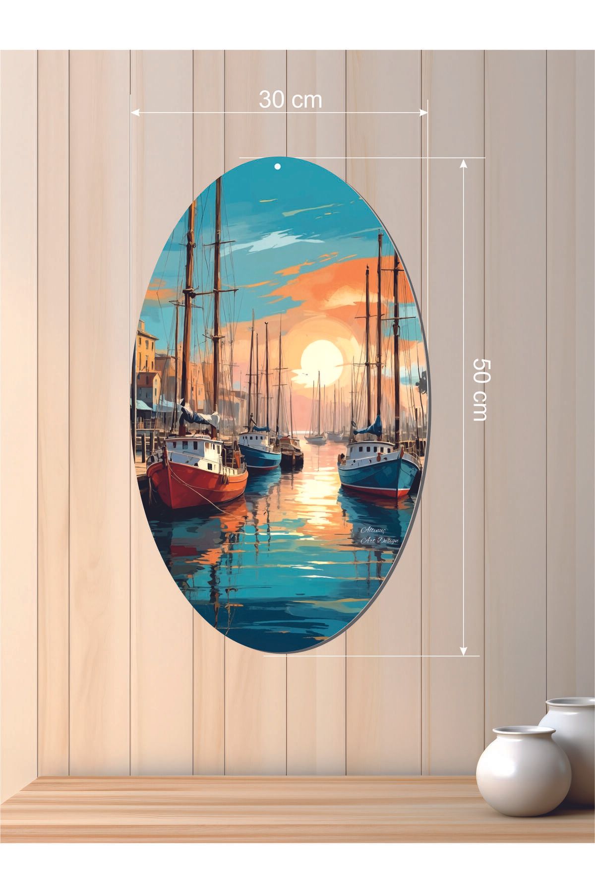 Altınuç Art Design 30x50 cm UV Baskılı Özgün MDF Tablo V4