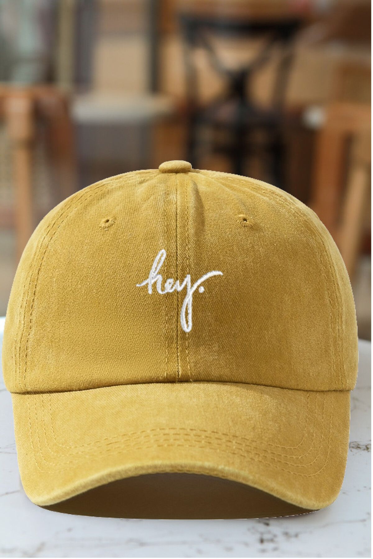CAP BROS HEY NAKIŞLI ESKİTME KEP ŞAPKA