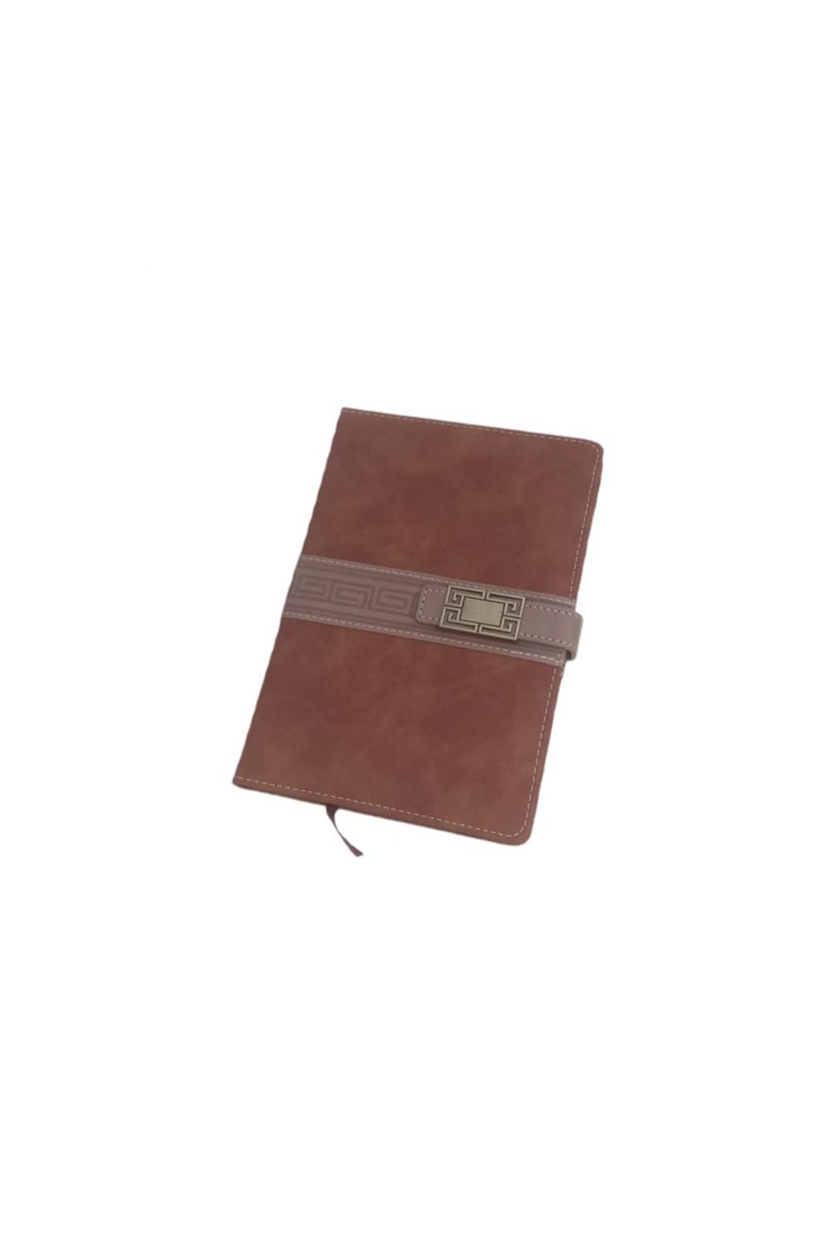 Paras Ticaret Termo Deri Tarihsiz Ajanda Çizgili Defter Fildişi Sayfa Renkli A5 Not Defteri (EBAT: 21 cm x 14,5 cm