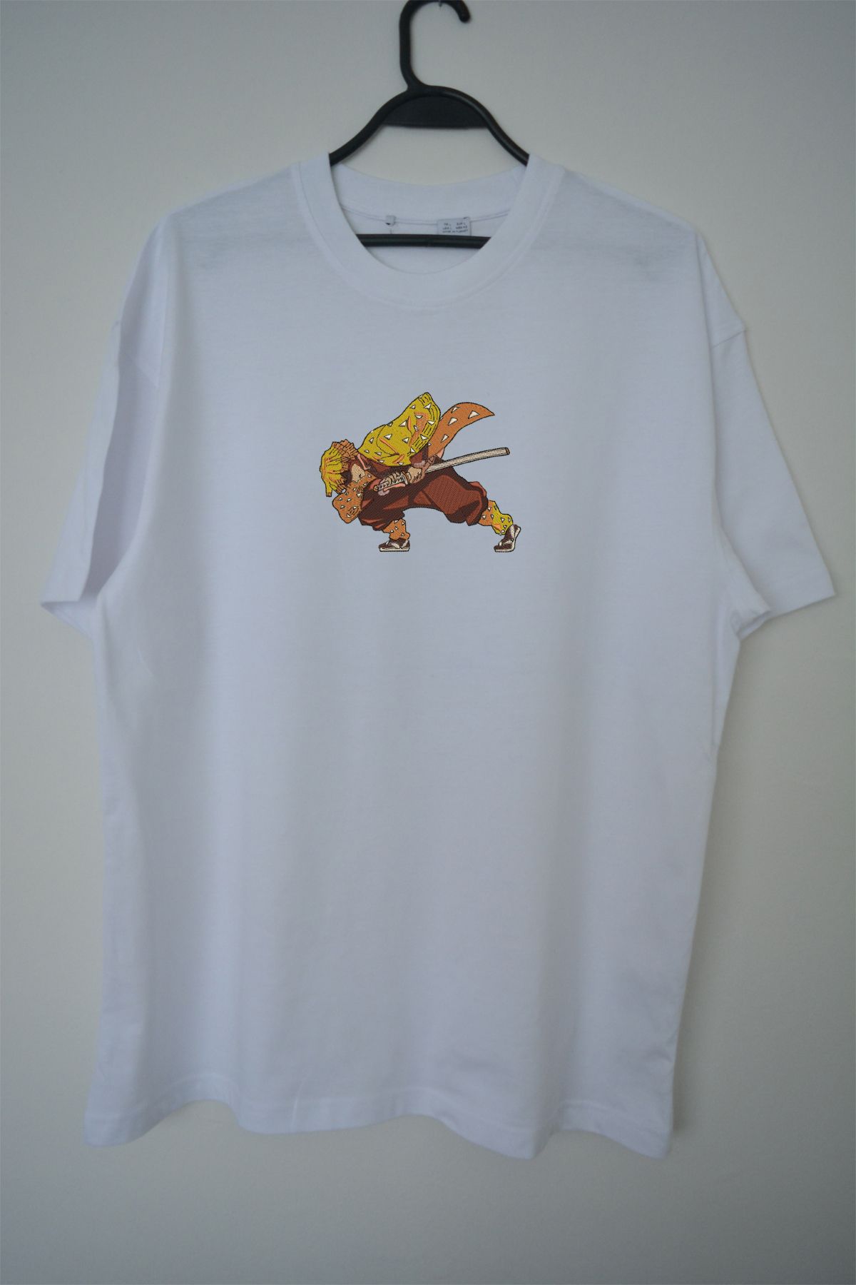 EldenStitch Zenitsu Nakış İşlemeli Unisex Oversize T-Shirt