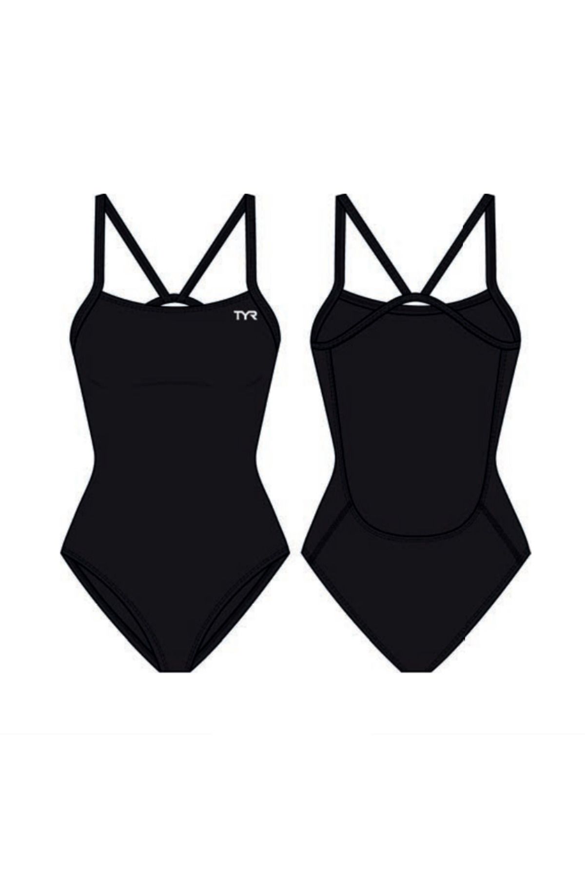 TYR Durafast Elite® CF Kadın Mayosu (Siyah)