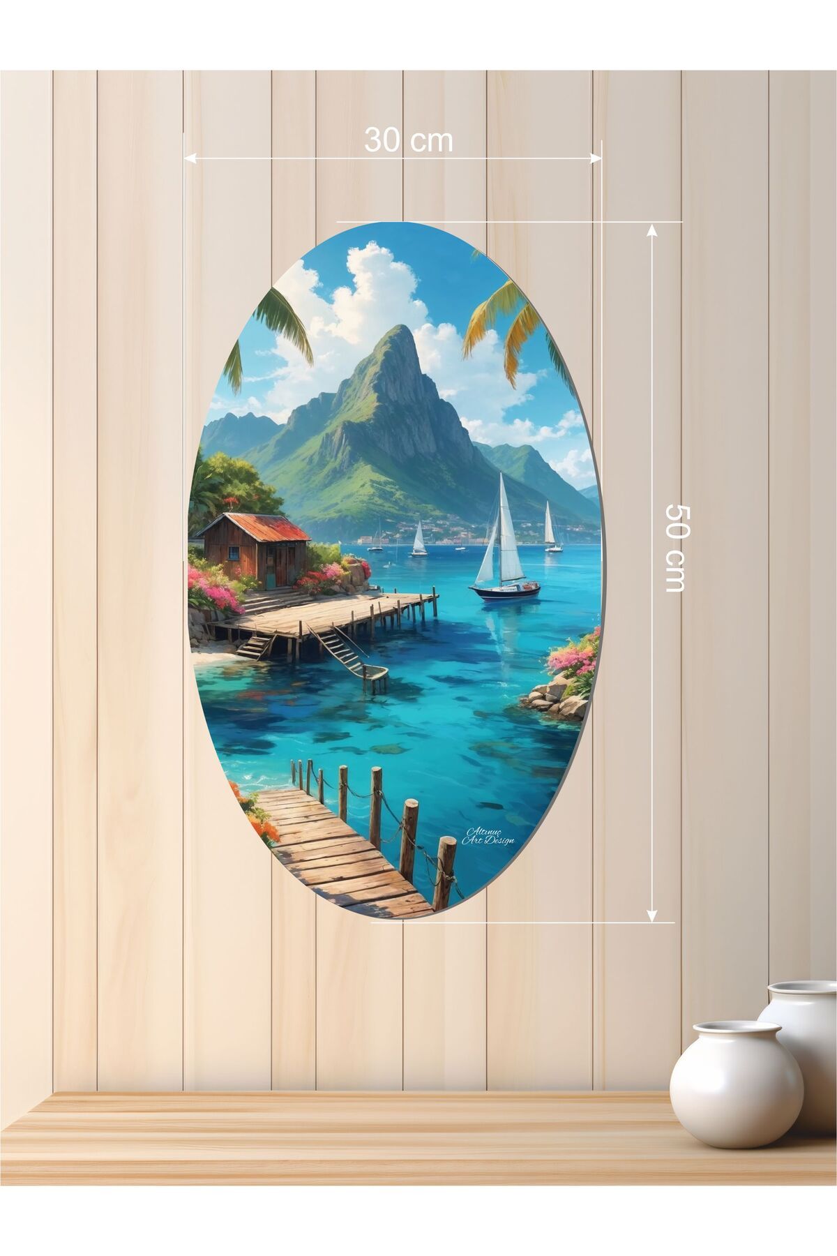 Altınuç Art Design 30x50 cm UV Baskılı Özgün MDF Tablo V6