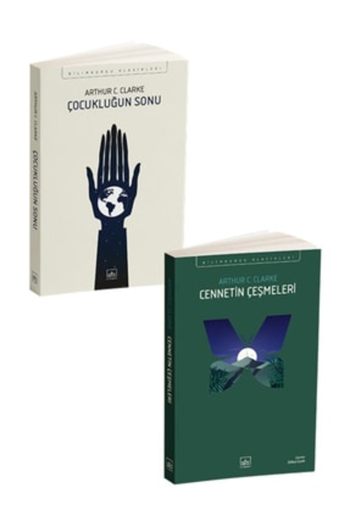 İthaki Yayınları Arthur C. Clarke 2 Kitap Takım + Okuma Sticker'ları