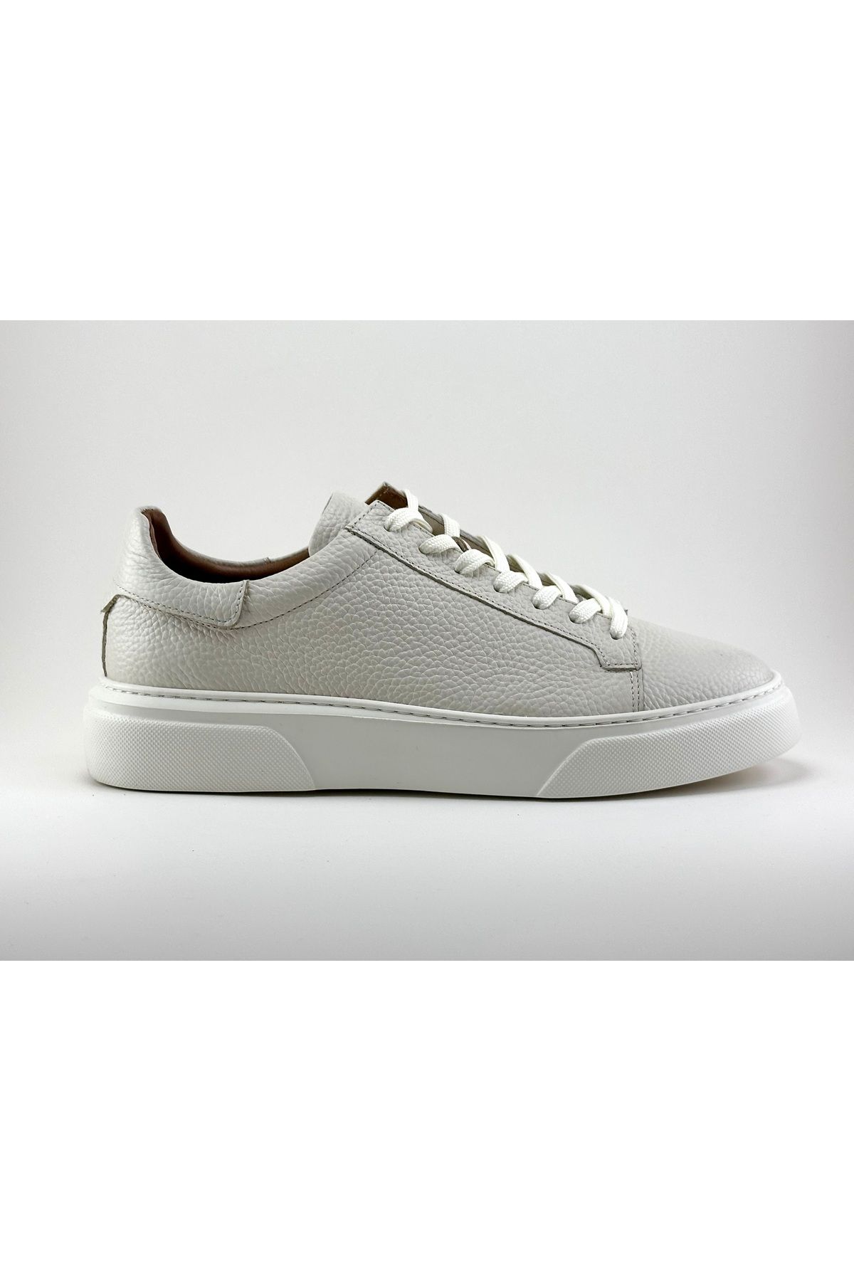 FOOTCAP Büyük Beden Hakiki Deri Erkek Sneaker Ayakkabı