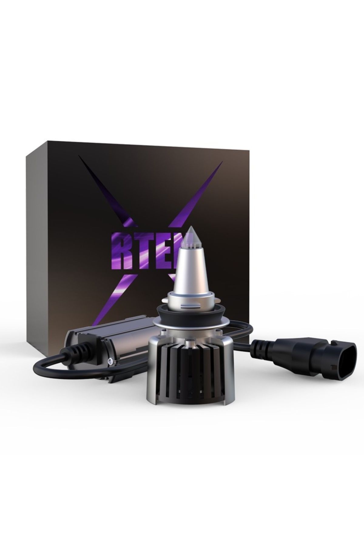 TECHSTAR-Set of 2 Techstar® R10 Auto LEDs, H11, 45w, 5000 Lumens, 6500K, AUTO, 12-24 Volts, CSP, Canbus, Alum 6