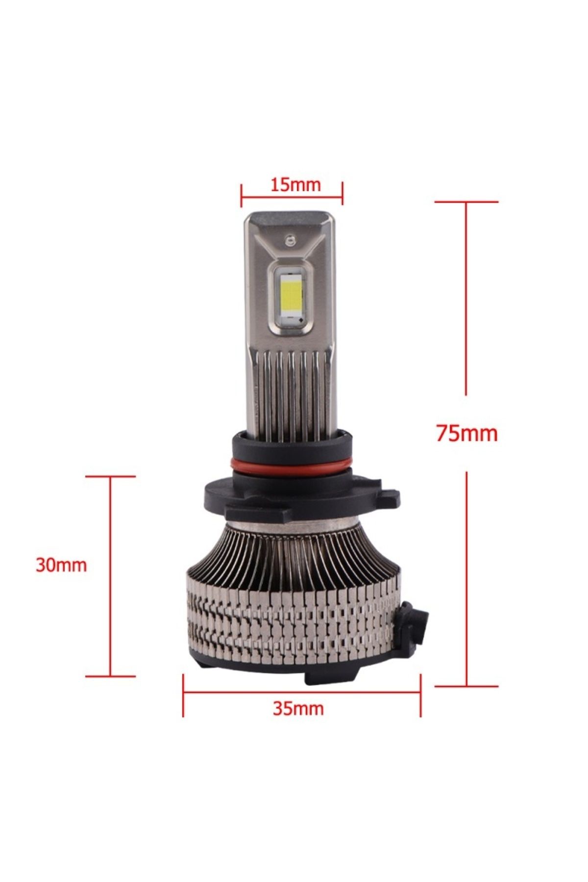 TECHSTAR-Set of 2 Techstar® P30 Auto LEDs, 9005, 80w, 14000 Lumens, 6500K, AUTO, 12-24 Volts, CSP, Canbus, Co 5