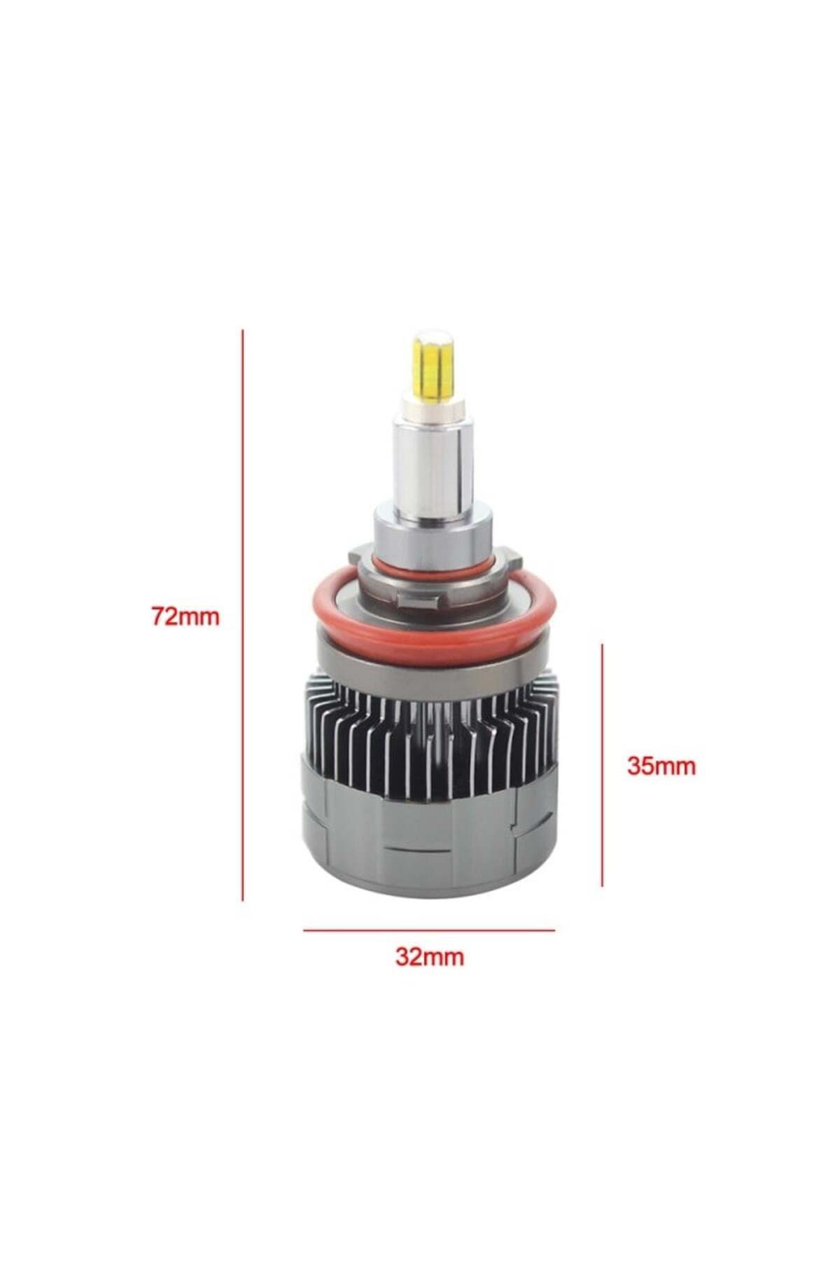 TECHSTAR-Set of 2 Techstar® 360 Auto LEDs, H11, 45w, 6000 Lumens, 6500K, AUTO, 12-24 Volts, CSP, Canbus 5