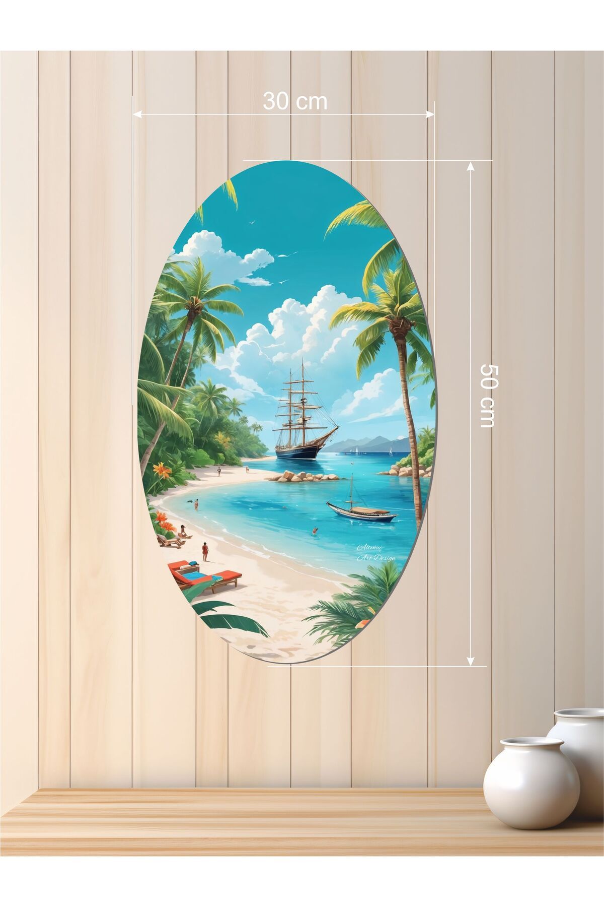 Altınuç Art Design 30x50 cm UV Baskılı Özgün MDF Tablo V5