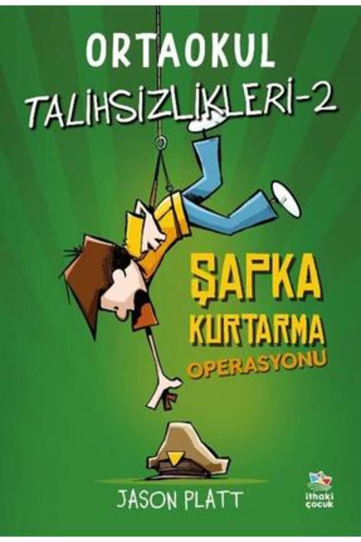 İthaki Yayınları Ortaokul Talihsizlikleri 2-Şapka Kurtarma Operasyonu + Okuma Sticker'ları