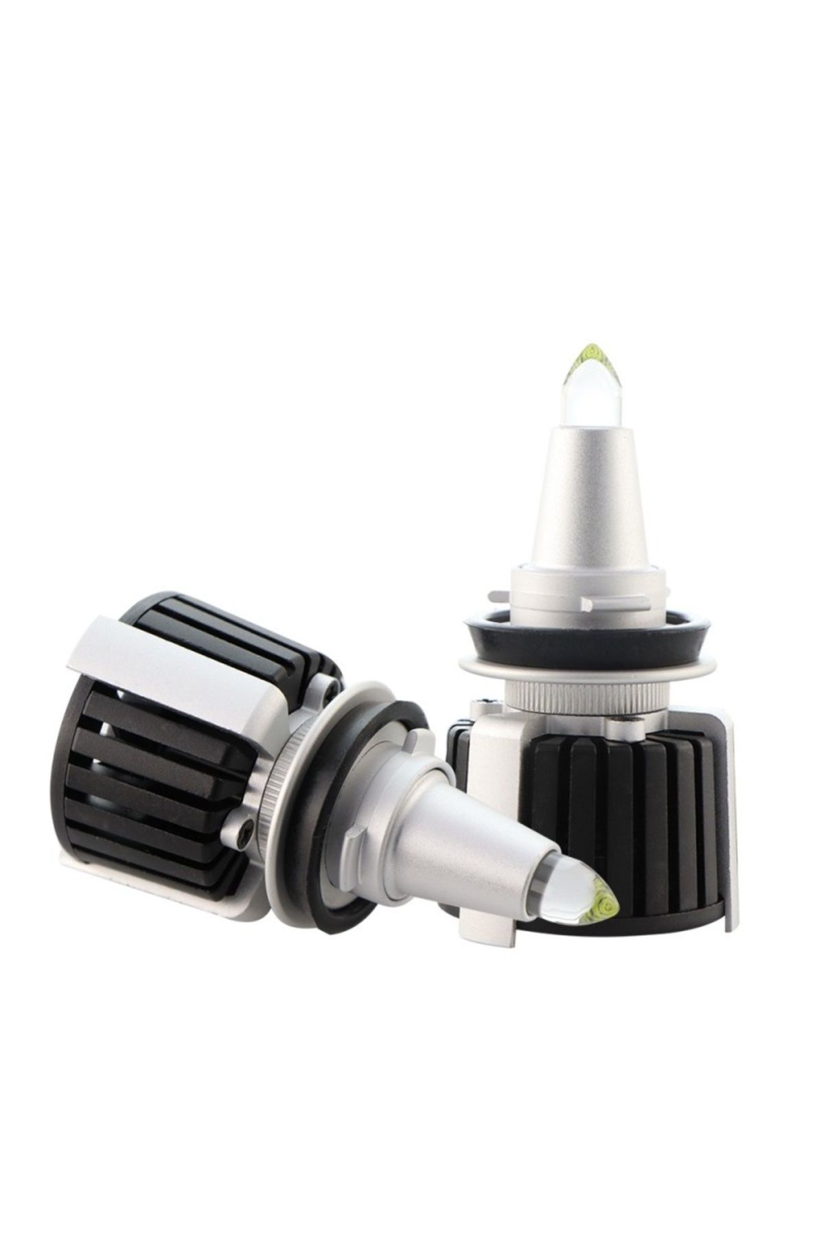 TECHSTAR-Set of 2 Techstar® R10 Auto LEDs, H11, 45w, 5000 Lumens, 6500K, AUTO, 12-24 Volts, CSP, Canbus, Alum 10