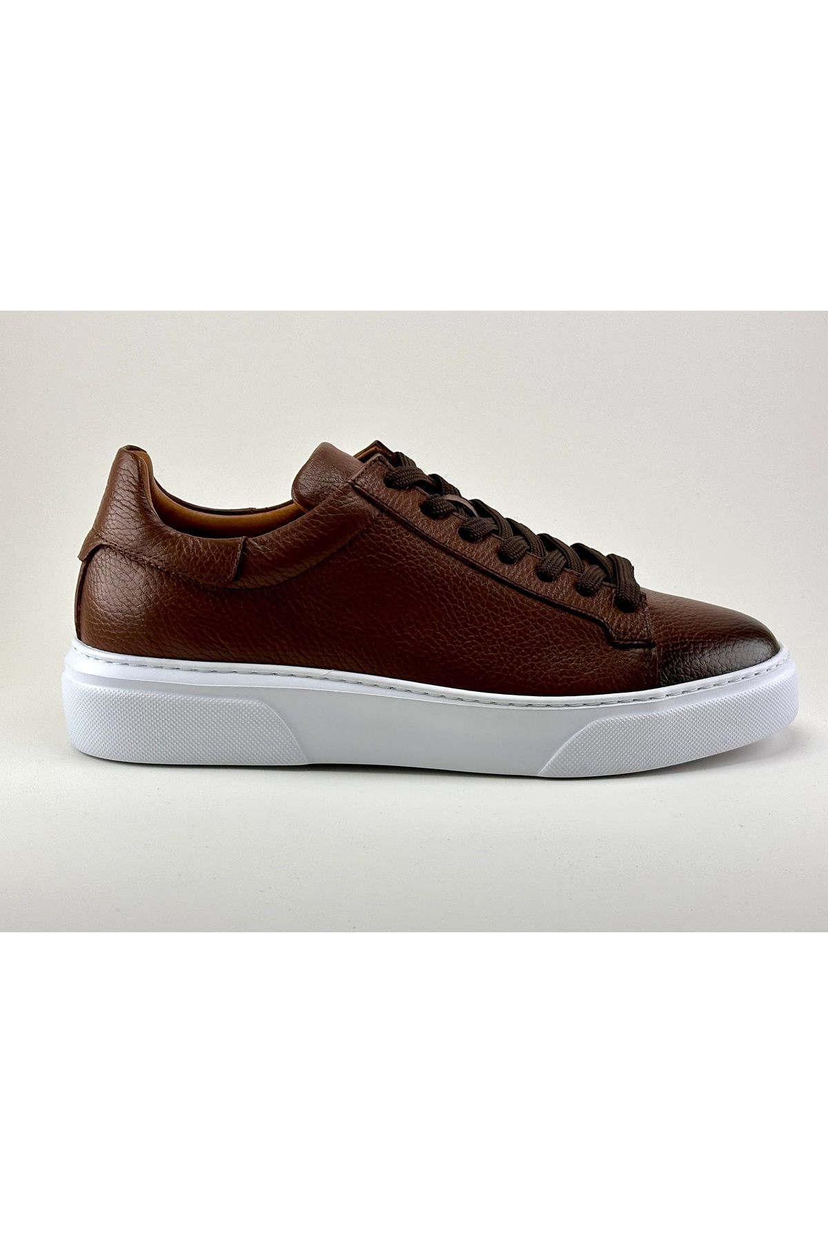 FOOTCAP Büyük Beden Hakiki Deri Erkek Sneaker Ayakkabı