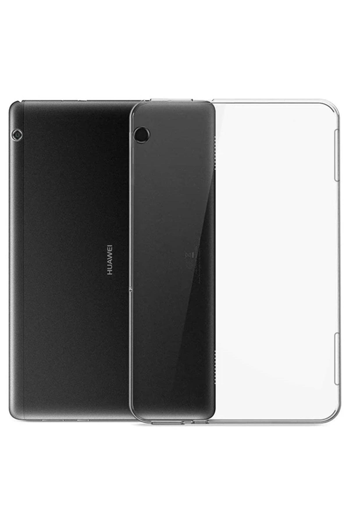 Uyguna Kapında Huawei Mediapad T510.1 Şeffaf Tpu Soft Silikon Kılıf-(5775) - SVU8609-3531