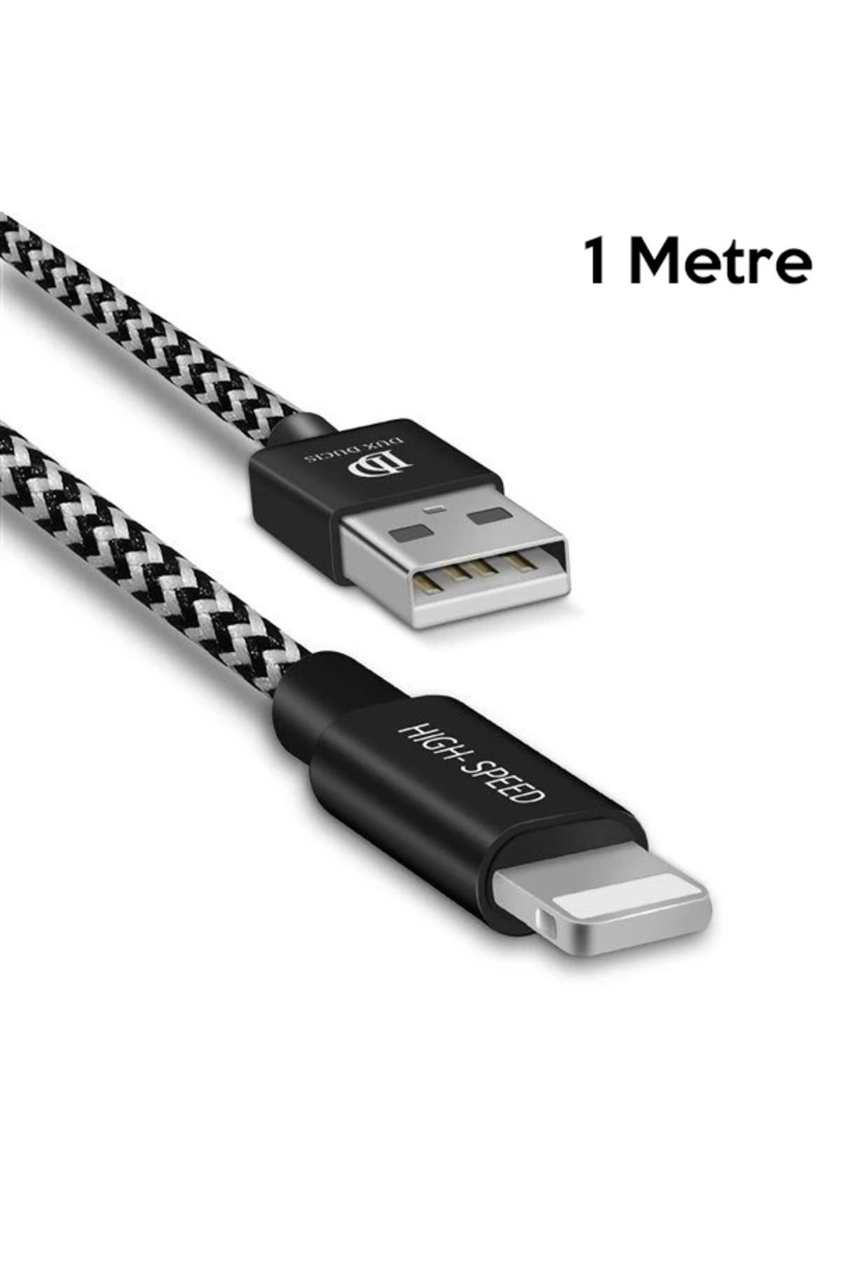 Uyguna Kapında Dux Ducis K-One Cable İPhone Usb Şarj Kablosu 1 METRE-(5775) - SVU6516-2762