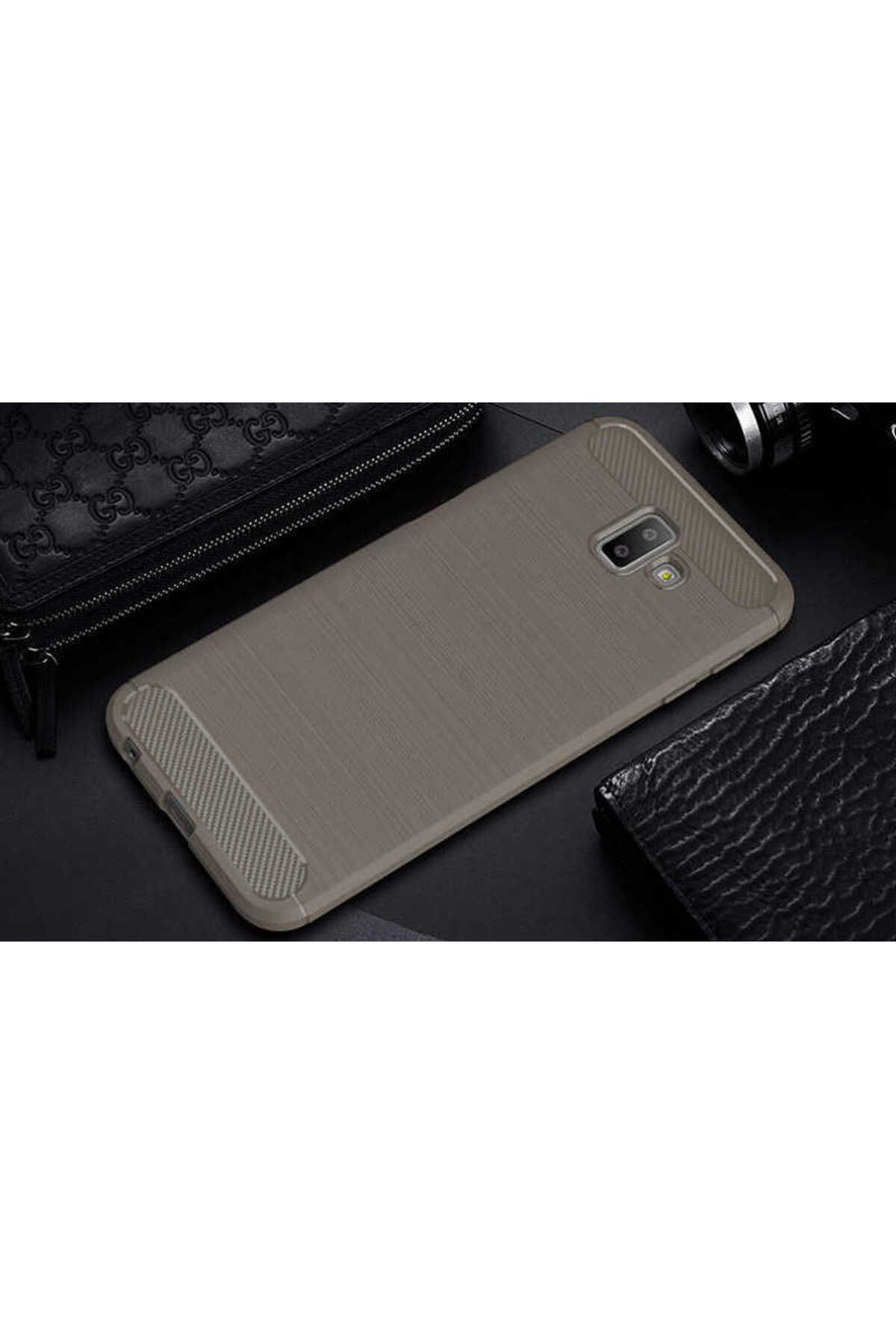 halkhouse Galaxy J6 Plus Kılıf Slim Fit Esnek Kırılmaz Şık İz Yapmaz Room Silikon Kapak